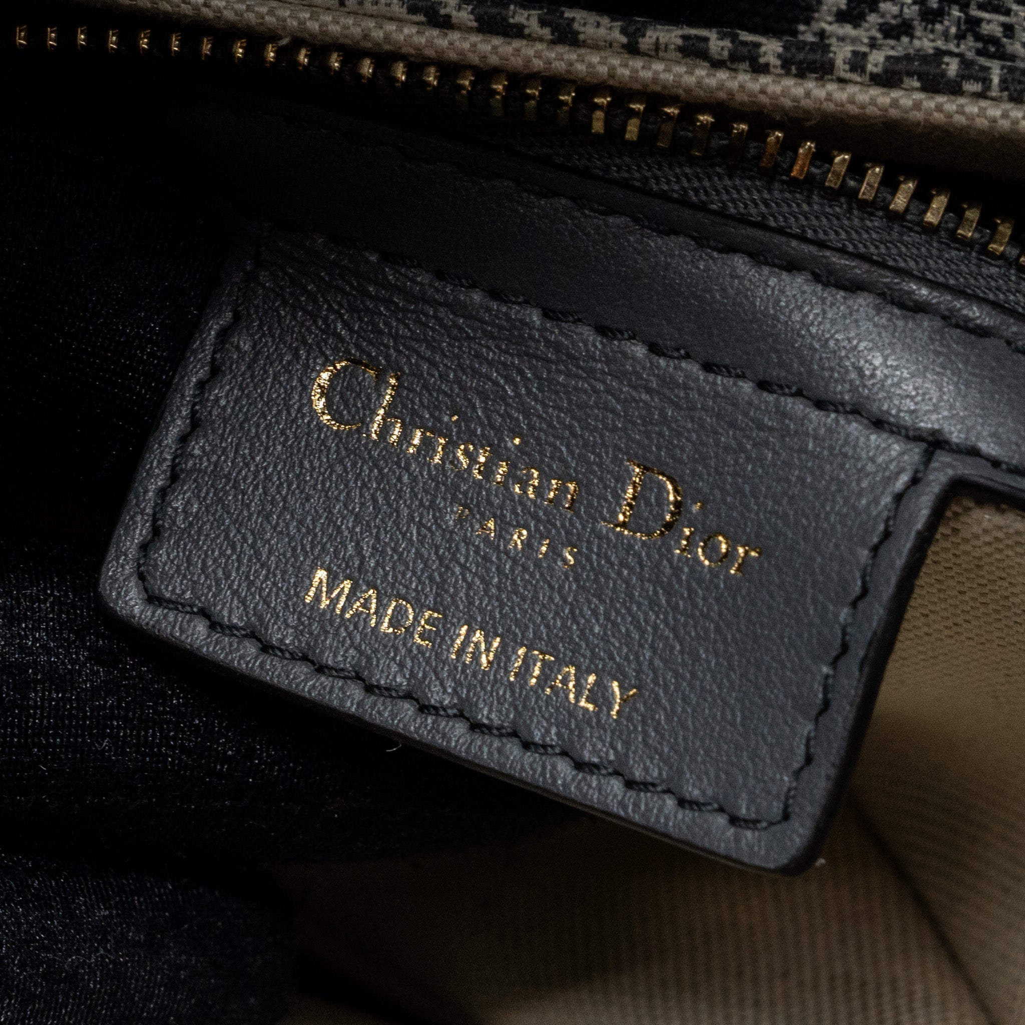 DIOR SADDLE BAG TOILE DE JOUY CANVAS / LEATHER GREY GHW