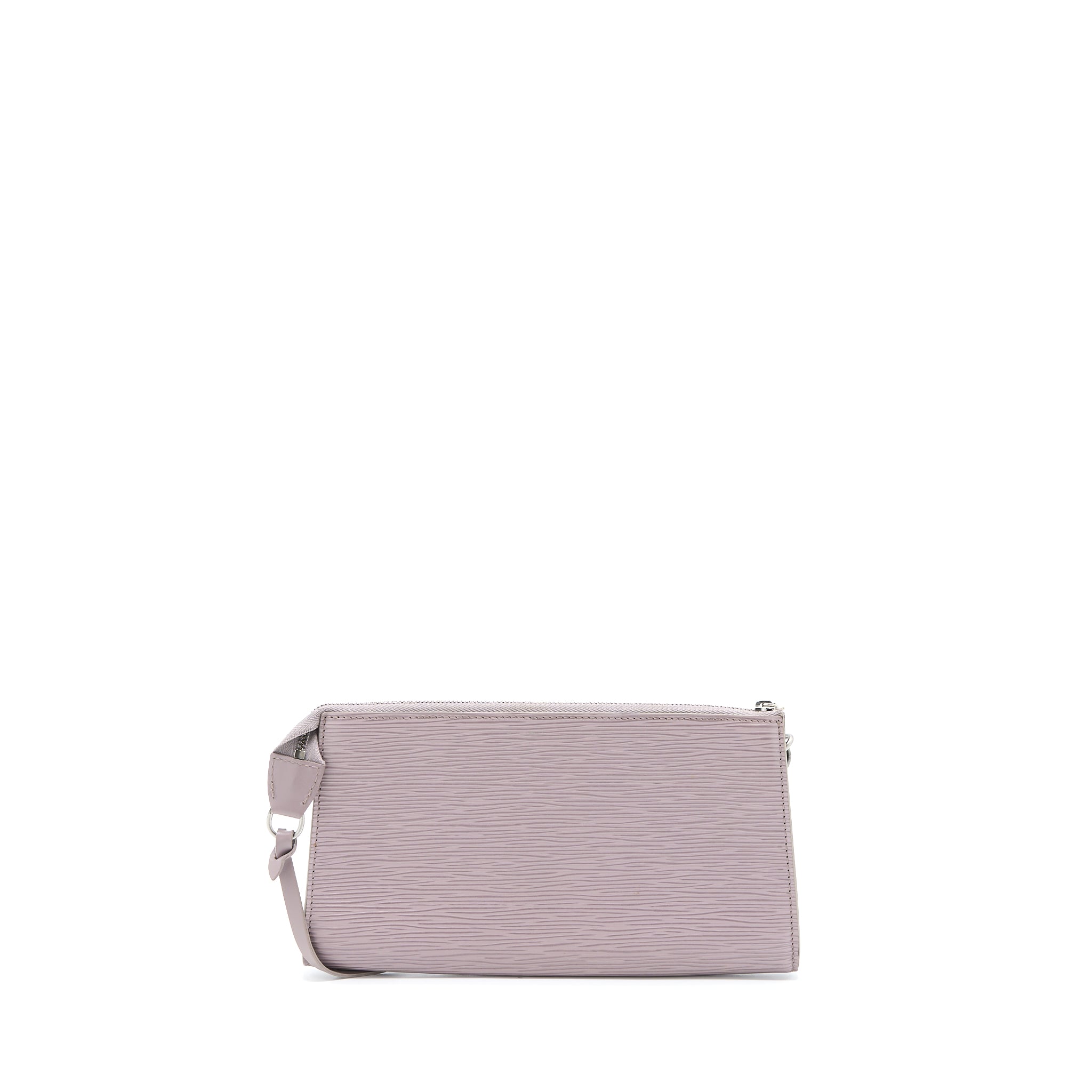 LOUIS VUITTON VINTAGE POCHETTE EPI LIGHT PURPLE BRUSHED SHW