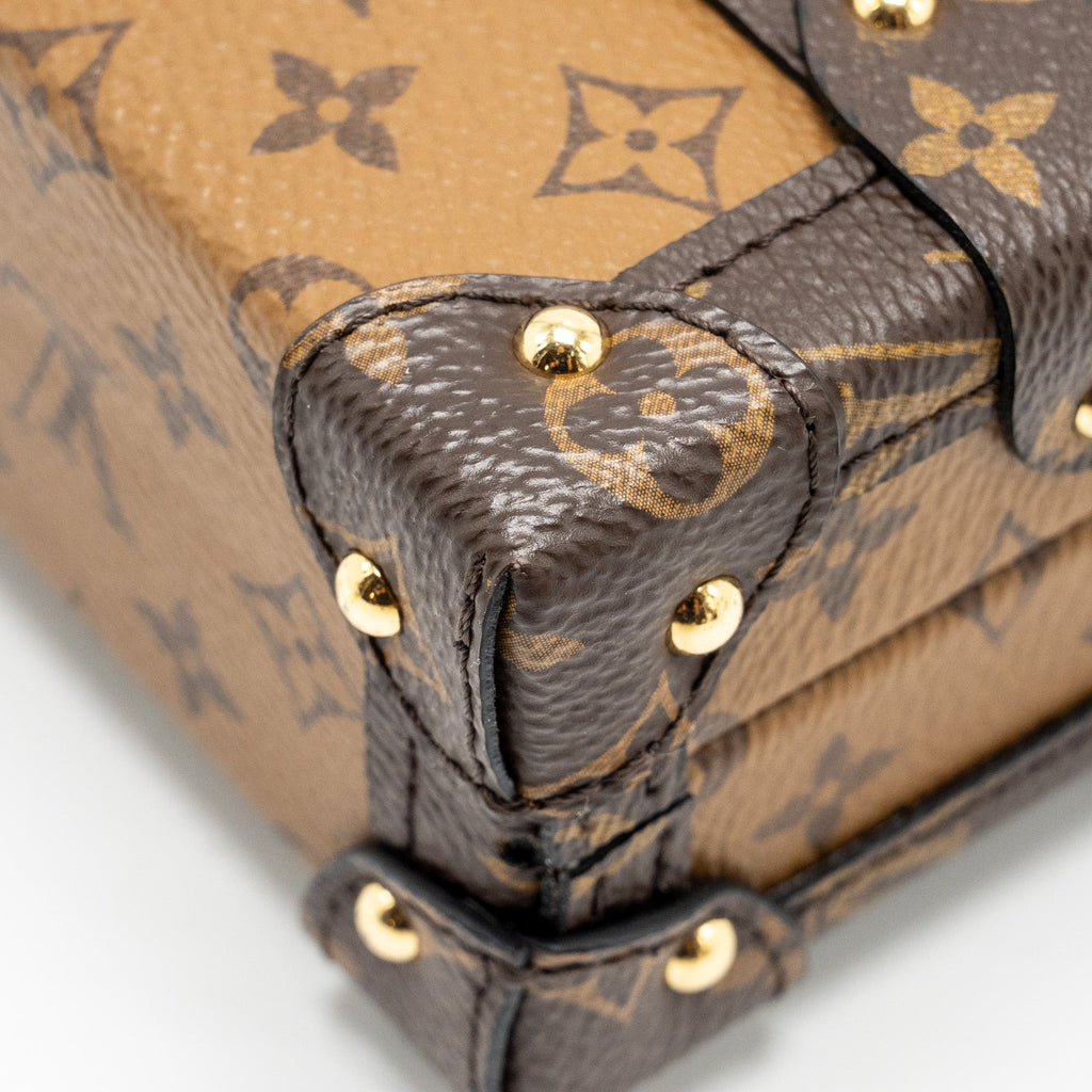 LOUIS VUITTON PETITE MALLE MONOGRAM REVERSE CANVAS GHW