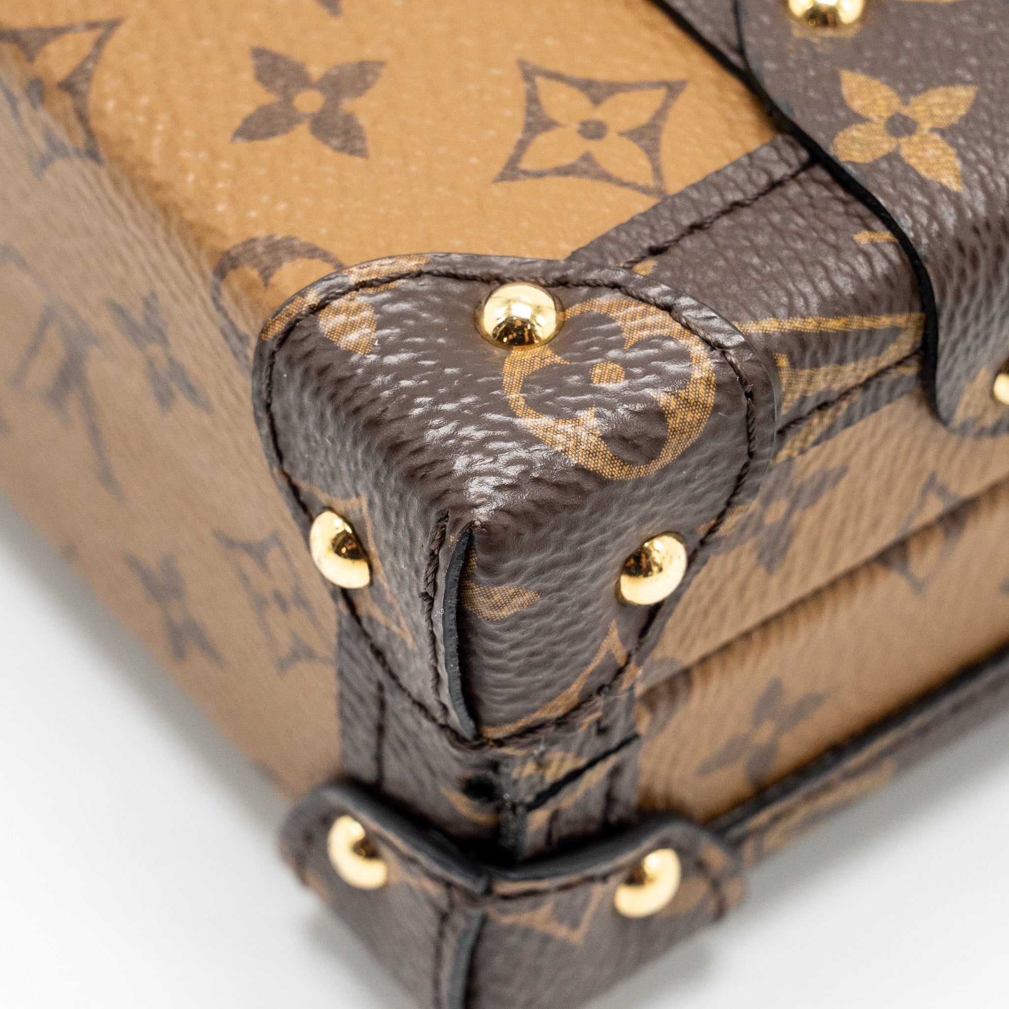LOUIS VUITTON PETITE MALLE MONOGRAM REVERSE CANVAS GHW