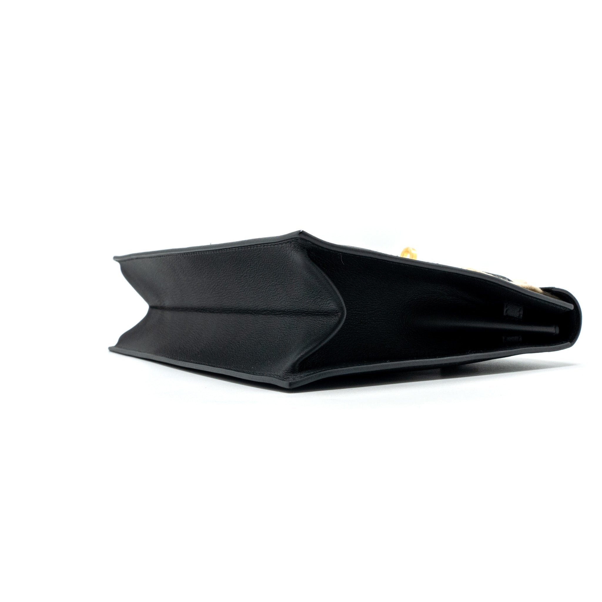 HERMES KELLY DANSE SWIFT BLACK GHW