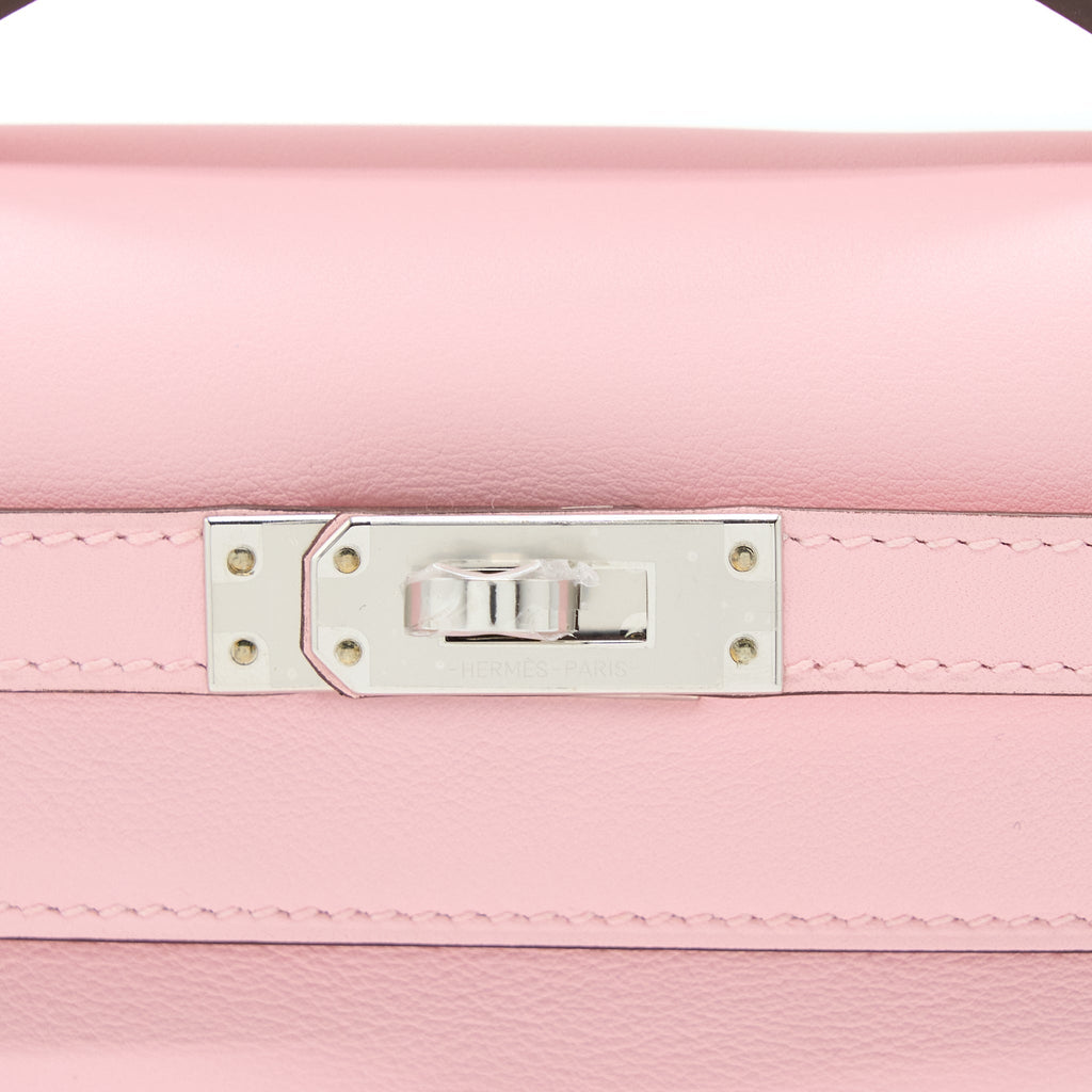 HERMES KELLY POCHETTE SWIFT 3Q ROSE SAKURA SHW