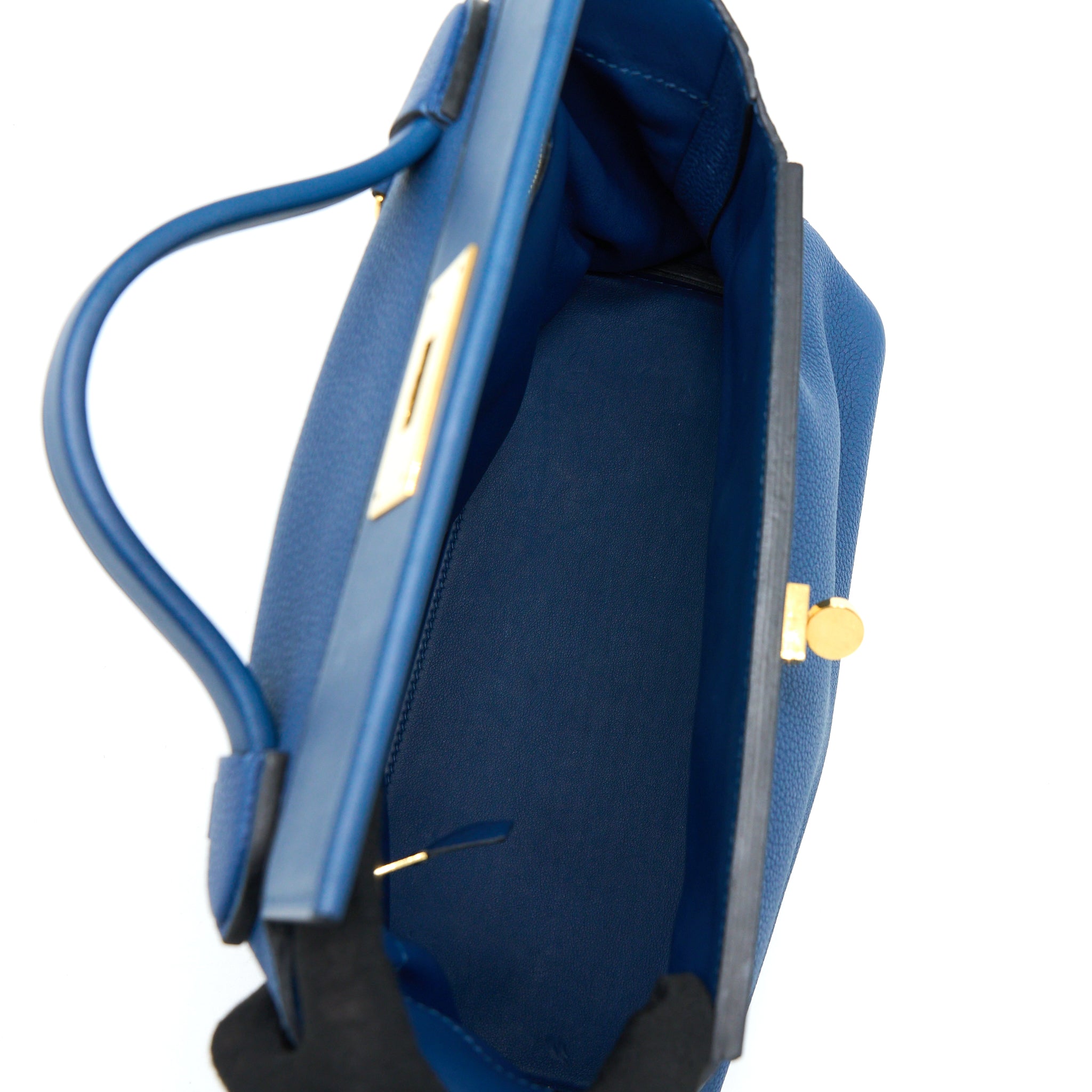 HERMES 24/24 2424-29 BAG TOGO/SWIFT S4 DEEP BLUE GHW