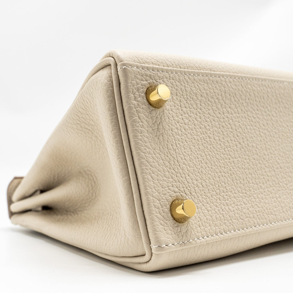 HERMES KELLY 25 TOGO CRAIE GHW