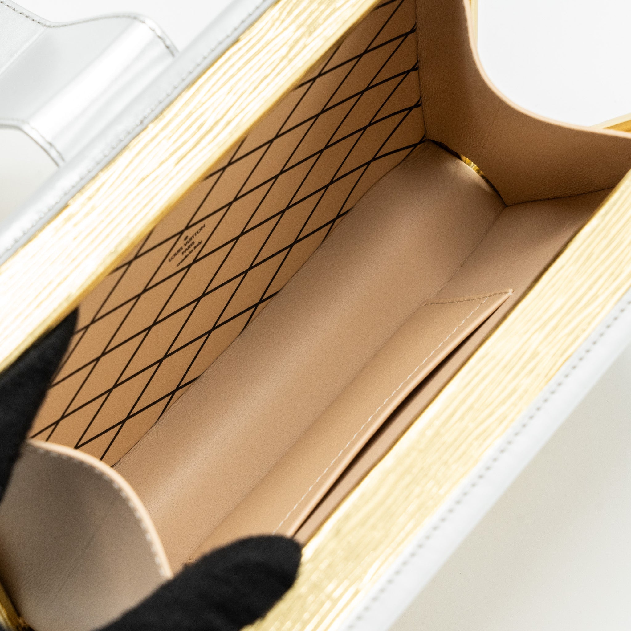 LOUIS VUITTON PETIT MALLE EPI GOLD / SILVER SHW