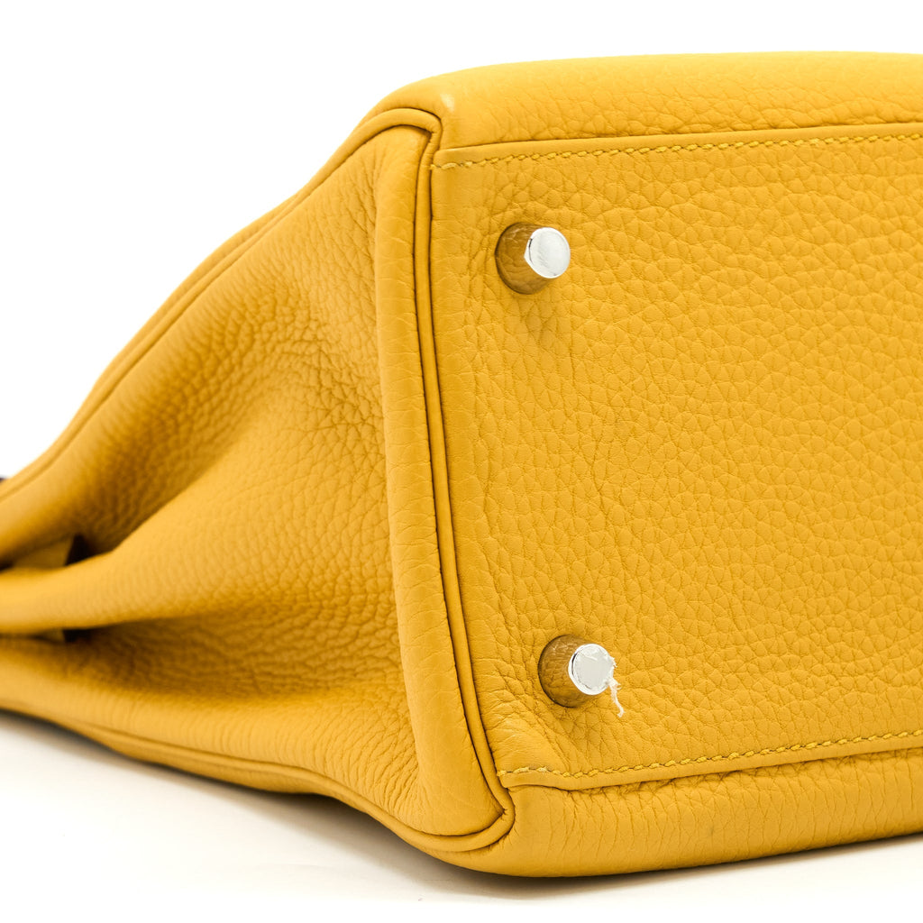 HERMES KELLY 28 TOGO 9D JAUNE AMBER SHW