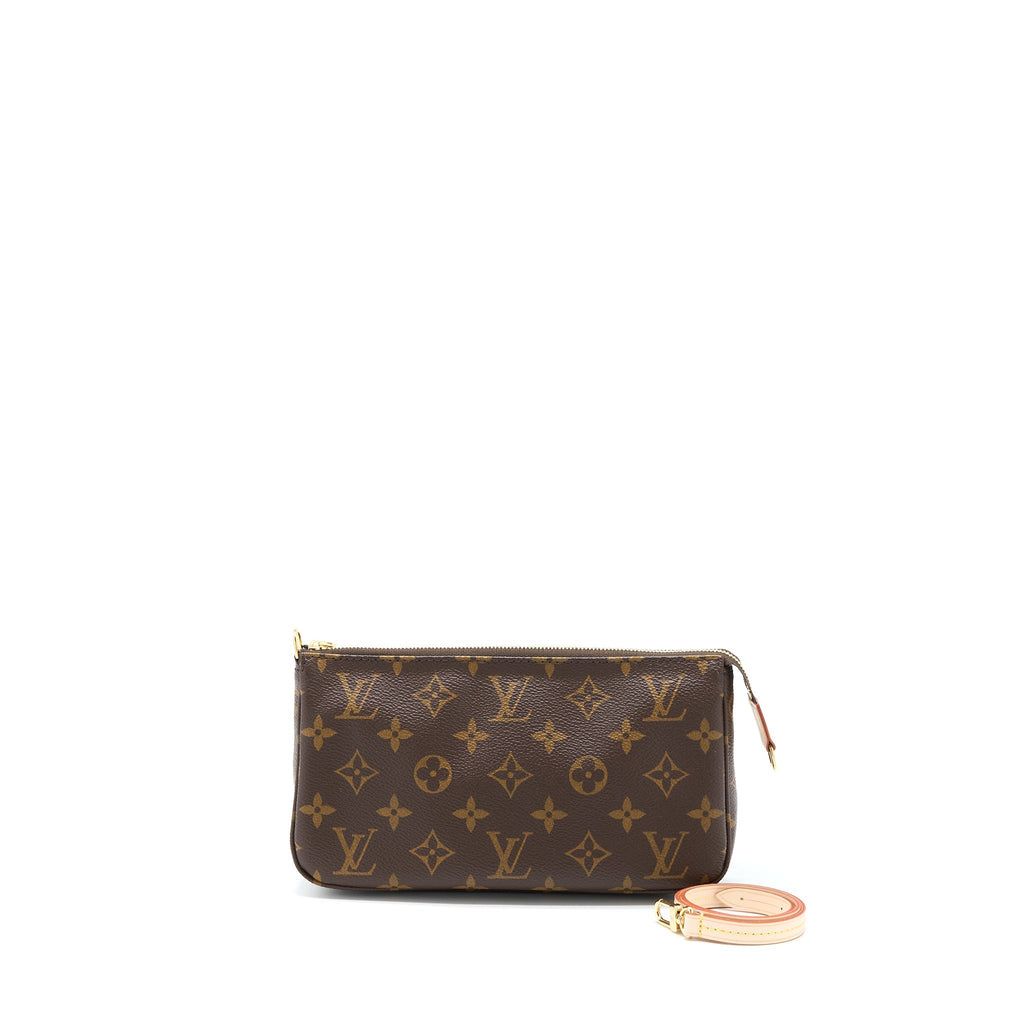LOUIS VUITTON POCHETTE ACCESSORIES MONOGRAM CANVAS GHW