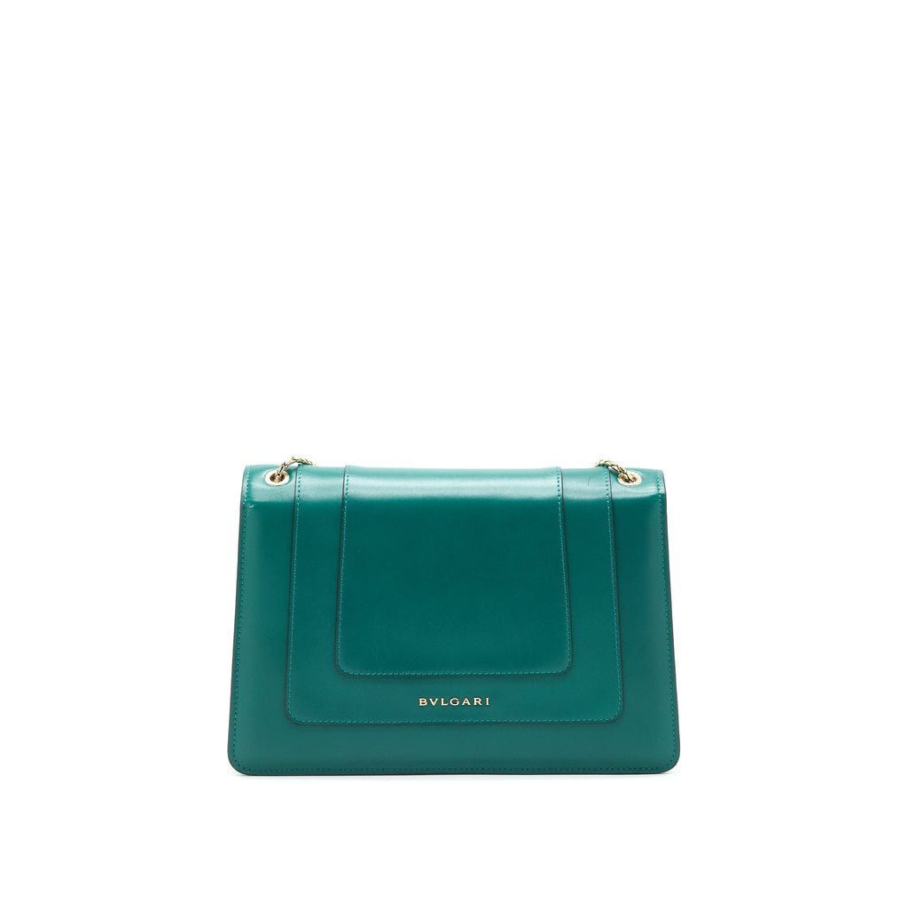 BVLGARI SERPENTI SHOULDER BAG GREEN