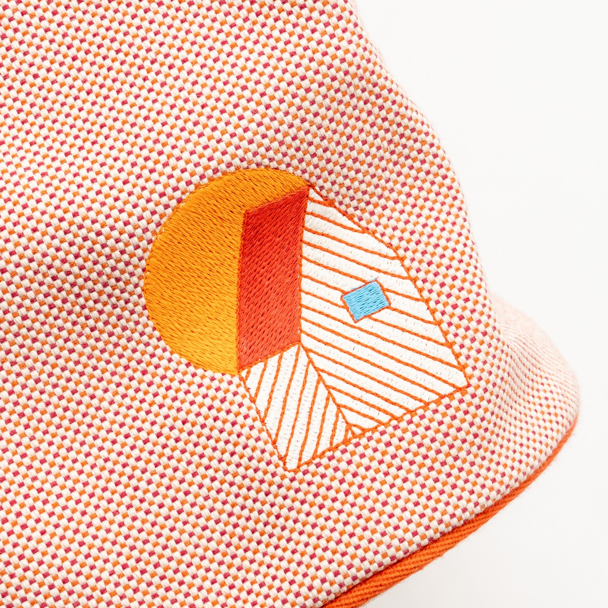 HERMES LES CABANES BACKPACK CANVAS PINK / ORANGE