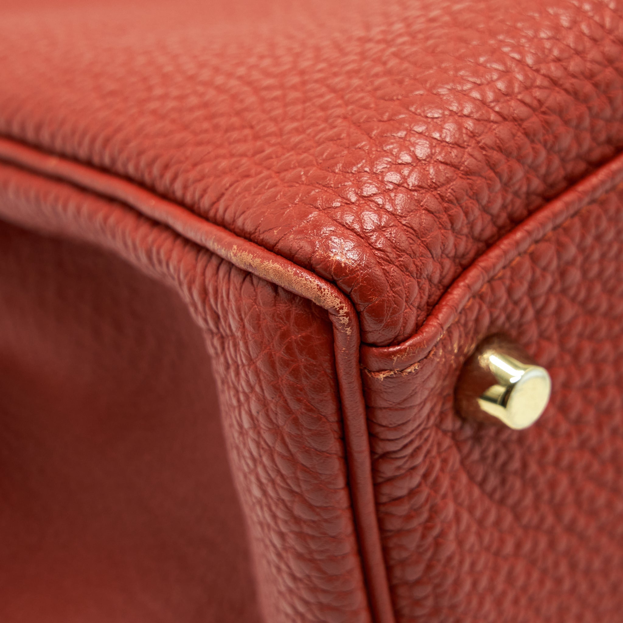 HERMES KELLY 35 TOGO VERMILLION GHW