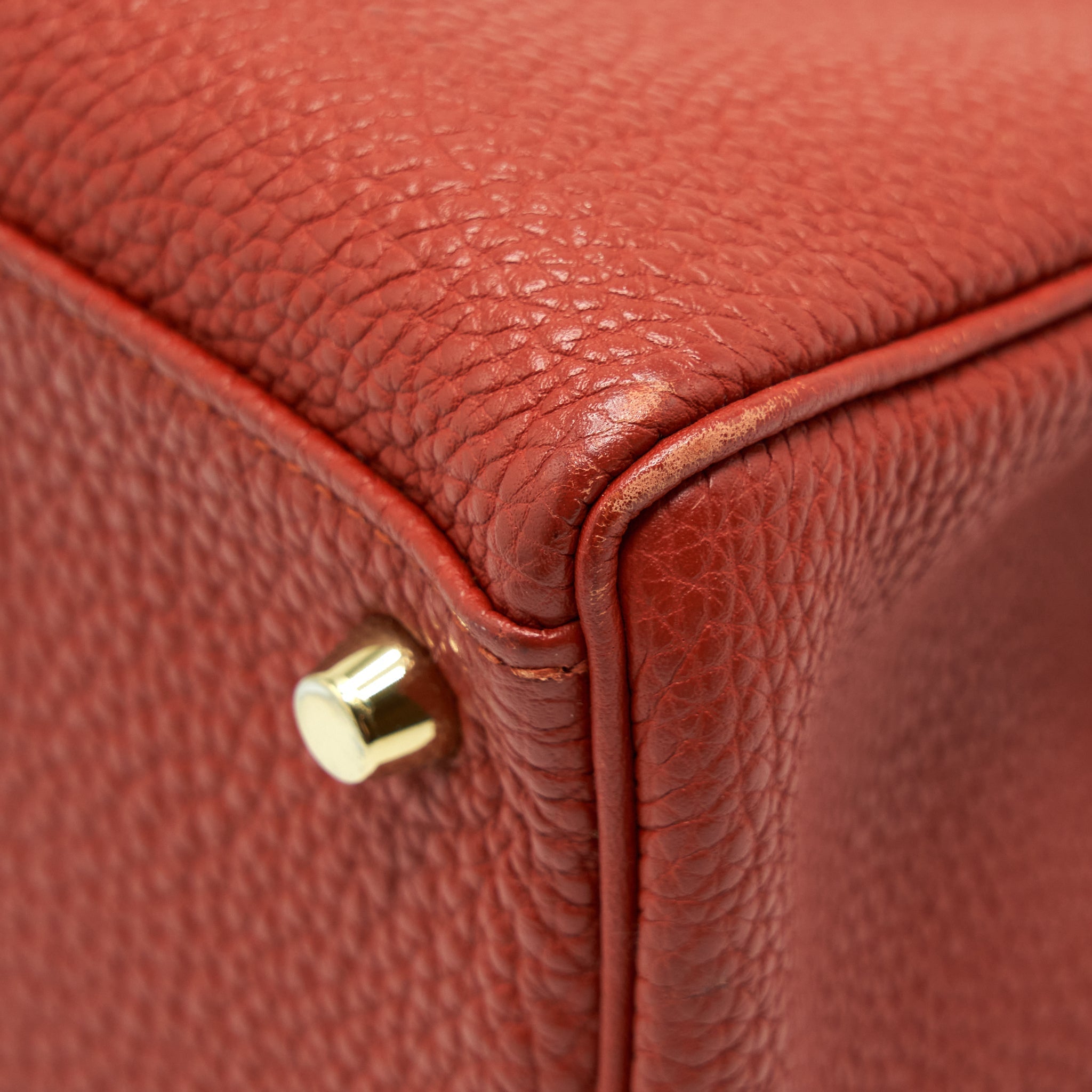 HERMES KELLY 35 TOGO VERMILLION GHW