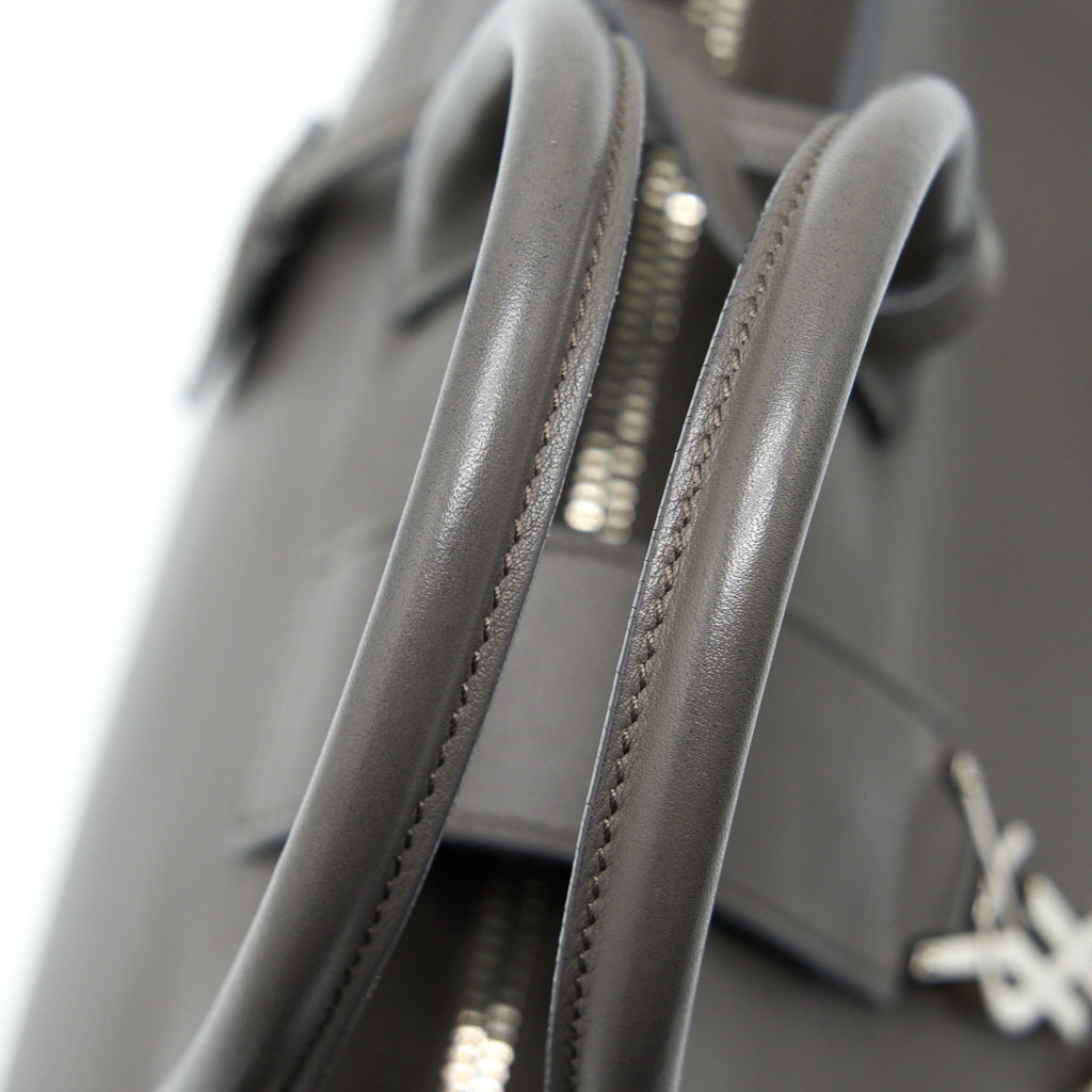 SAINT LAURENT CABAS TOTE BAG GREY SHW