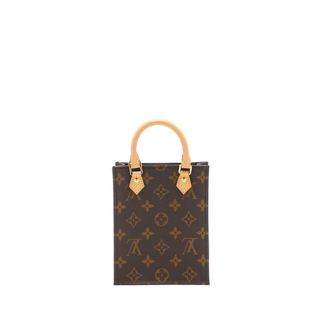 LOUIS VUITTON PETIT SAC PLAT MONOGRAM CANVAS GHW