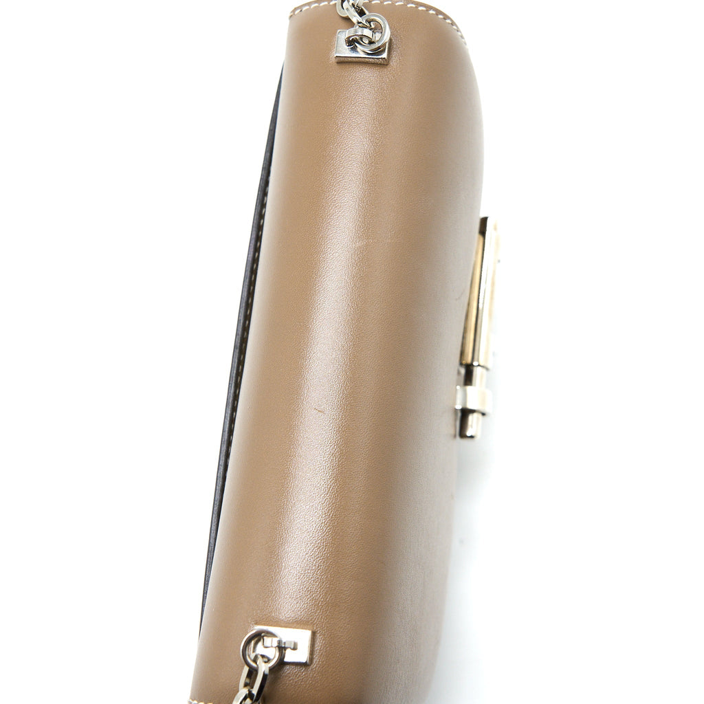HERMES MINI VERROU BAG TADELAKT ETOUPE SHW