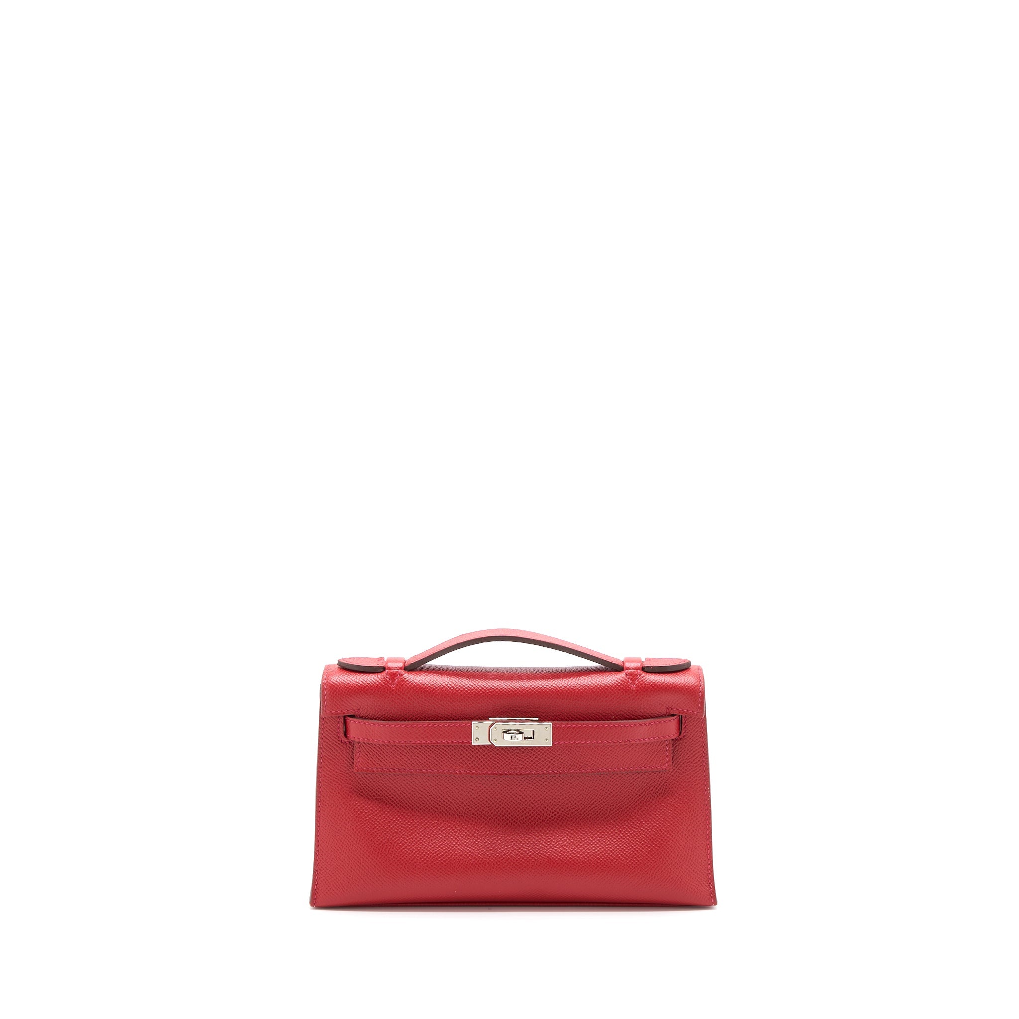 HERMES KELLY POCHETTE EPSOM Q5 ROUGE CASAQUE SHW