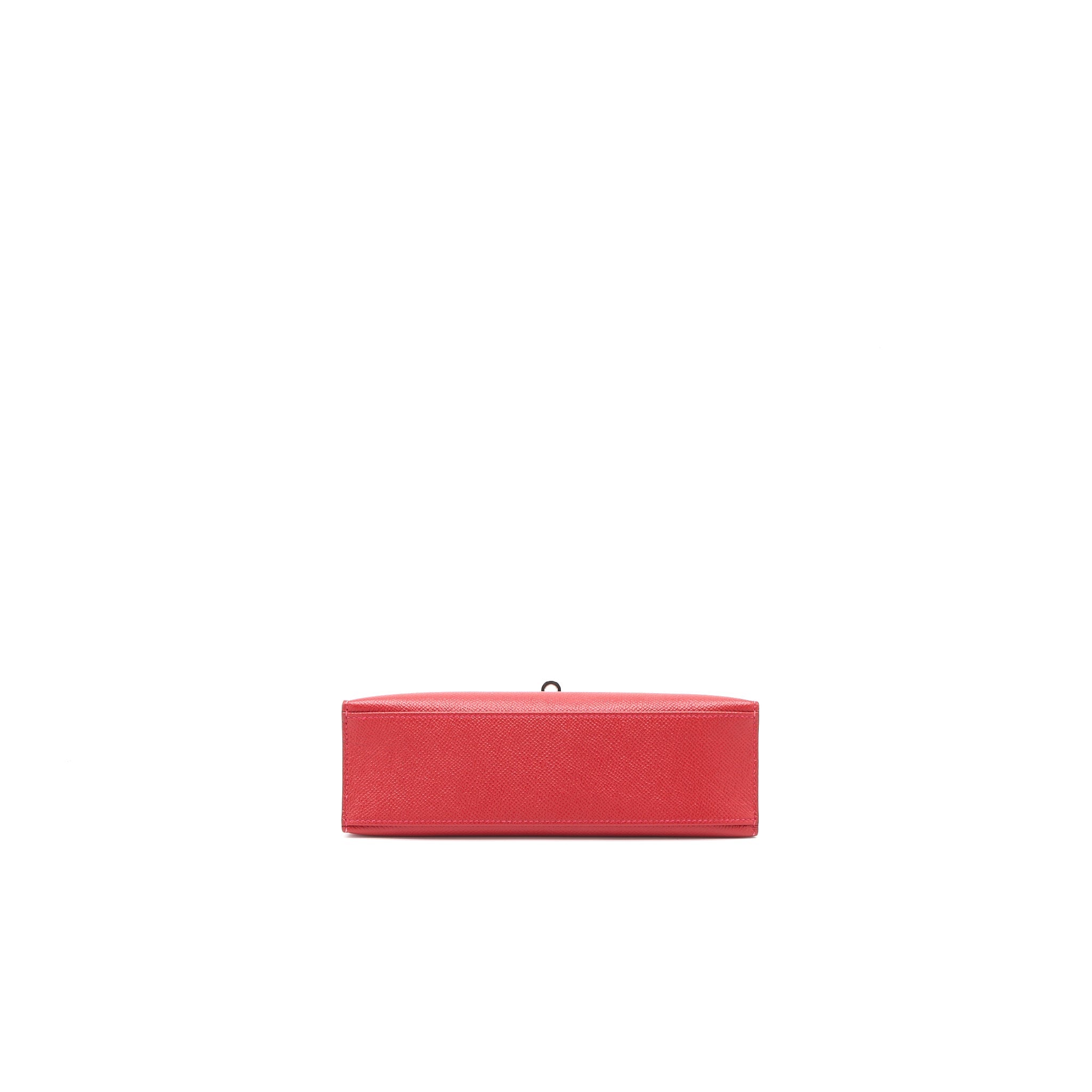 HERMES KELLY POCHETTE EPSOM Q5 ROUGE CASAQUE SHW