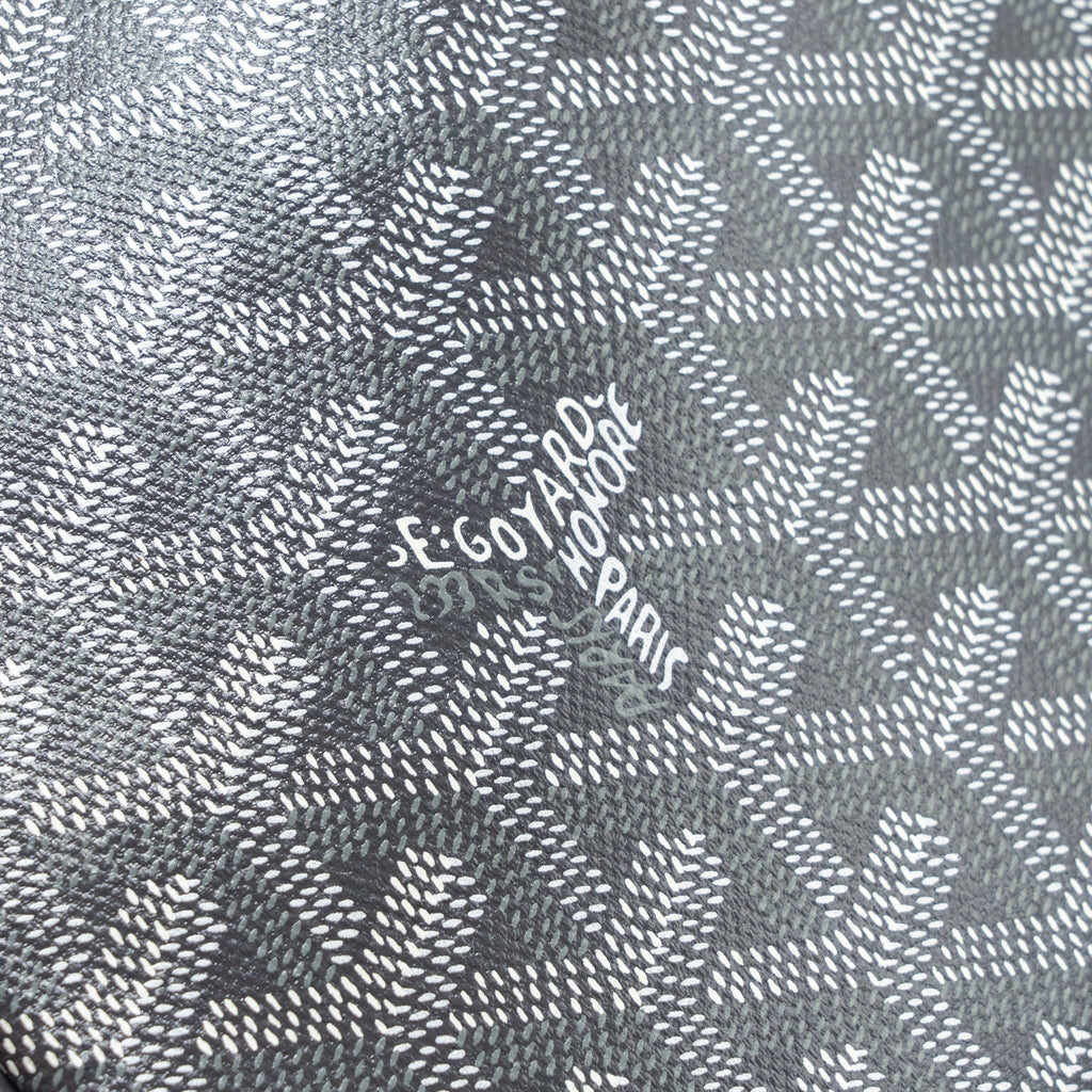 GOYARD SENAT MM POUCH GOYARDLINE CANVAS GREY SHW