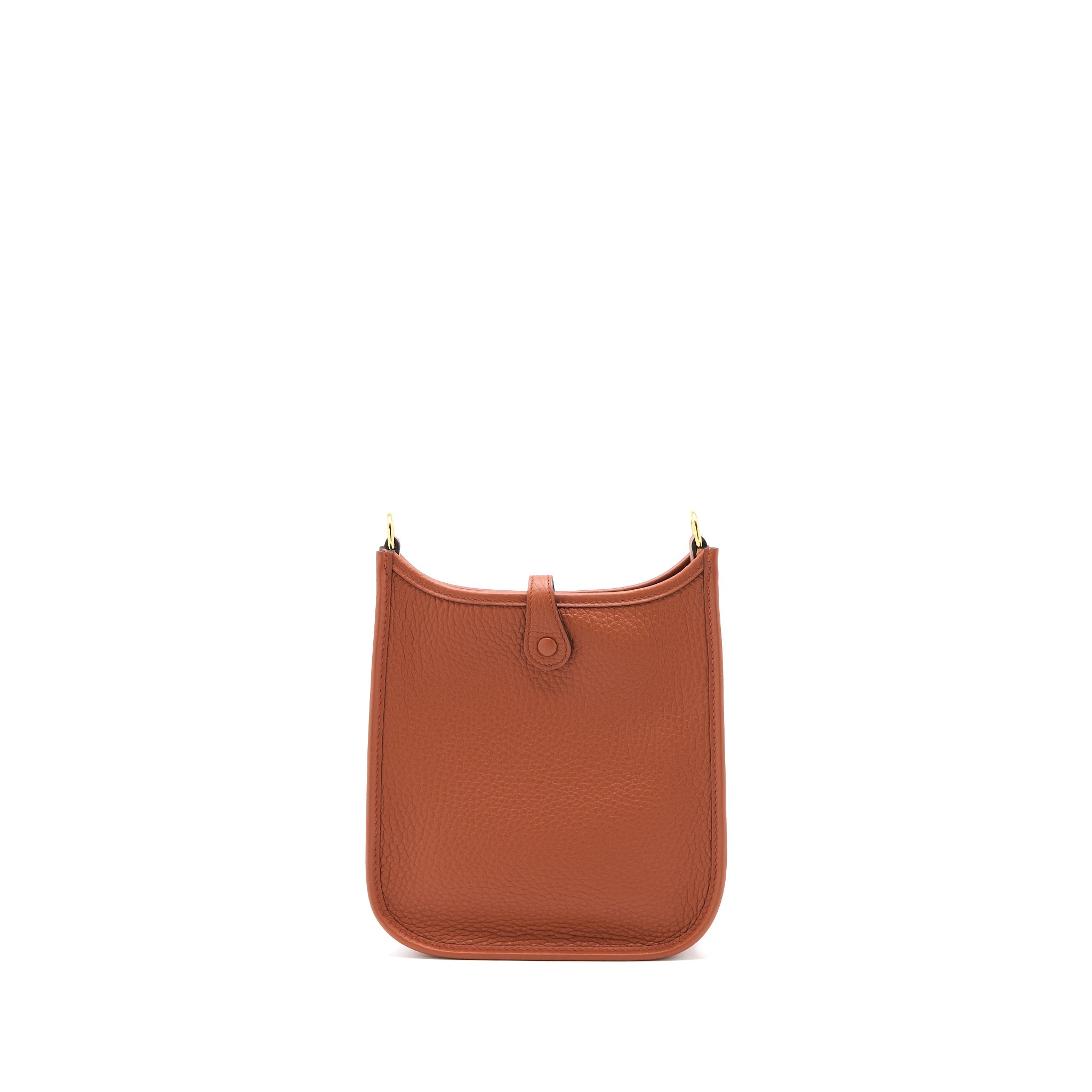 HERMES MINI EVELYNE CLEMENCE CULVRE WITH MULTICOLOUR STRAP GHW