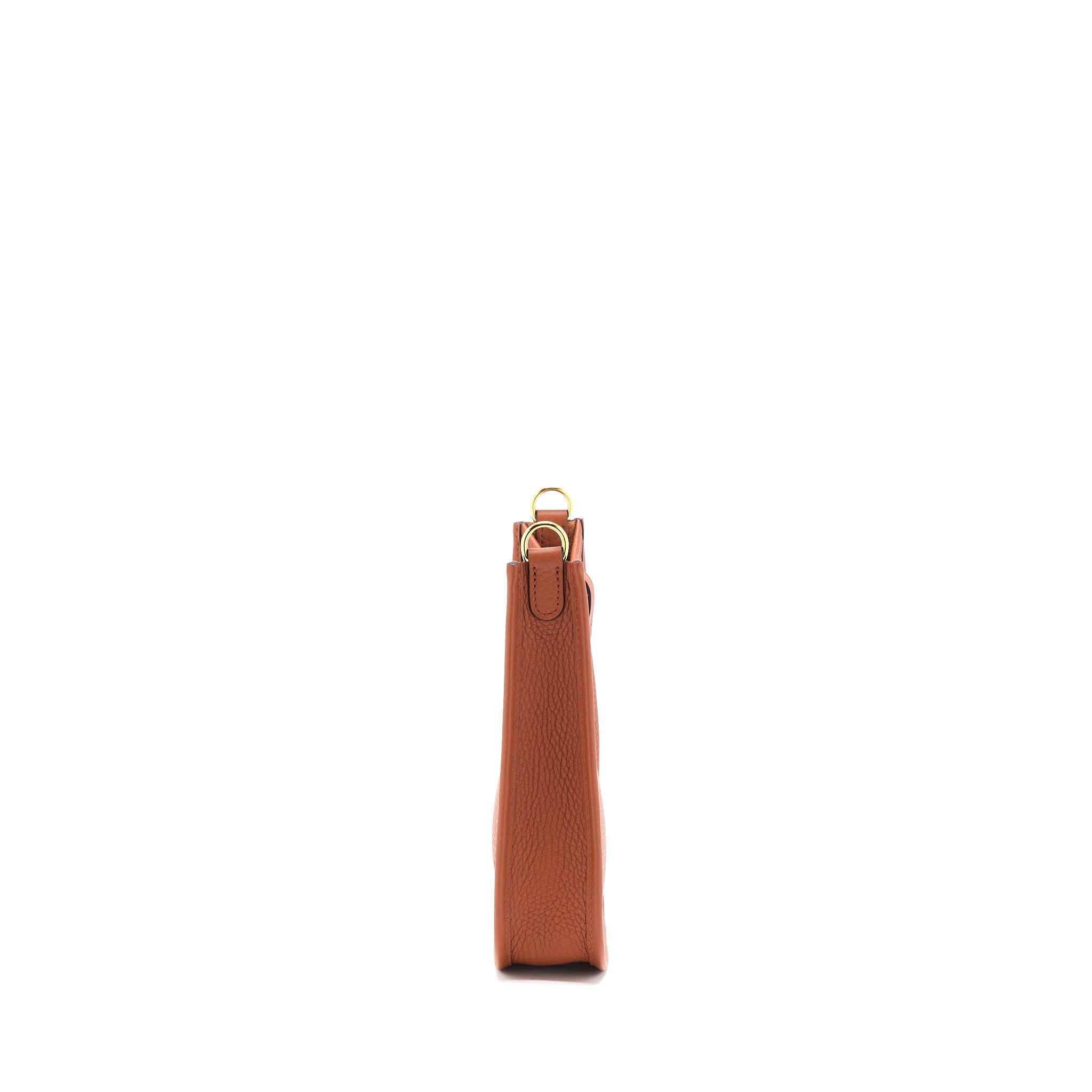 HERMES MINI EVELYNE CLEMENCE CULVRE WITH MULTICOLOUR STRAP GHW