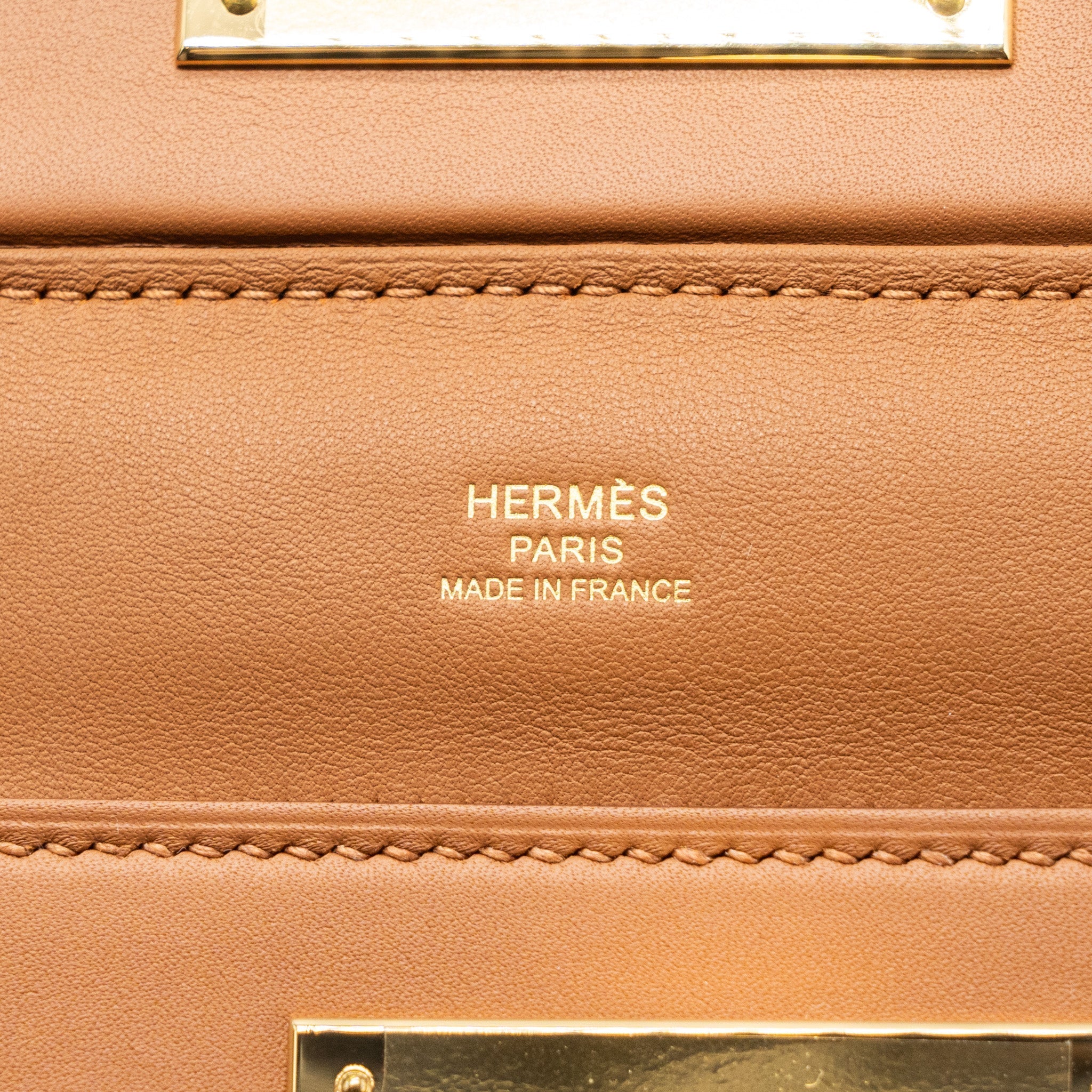 HERMES MINI 24/24 2424-21 BAG EVERCOLOR / SWIFT GOLD GHW