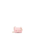 CHANEL 22P MINI FLAP BELT BAG/CARD HOLDER CAVIAR LIGHT PINK LGHW