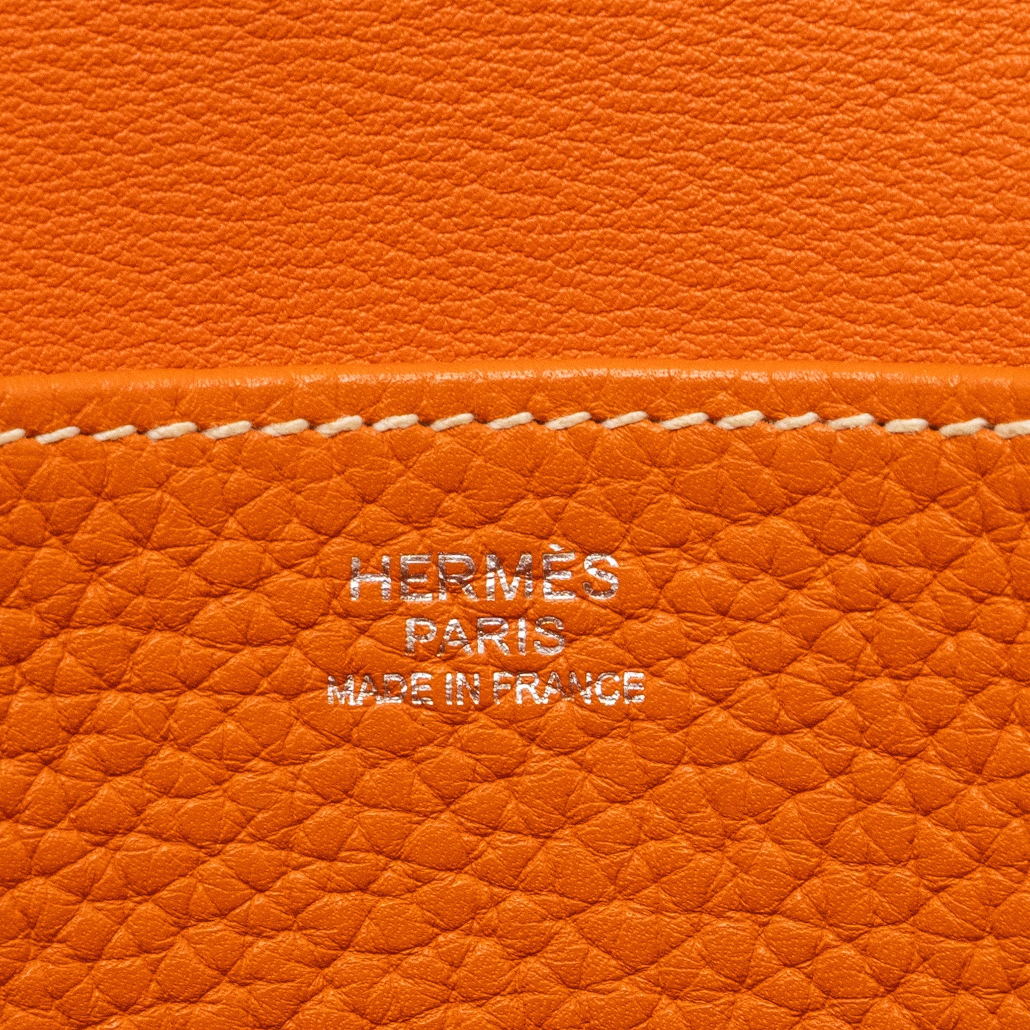 HERMES HALZAN 31 CLEMENCE ORANGE SHW