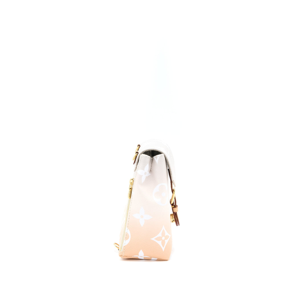 LOUIS VUITTON POOL BRUME MINI BACKPACK MONOGRAM COATED CANVAS GHW