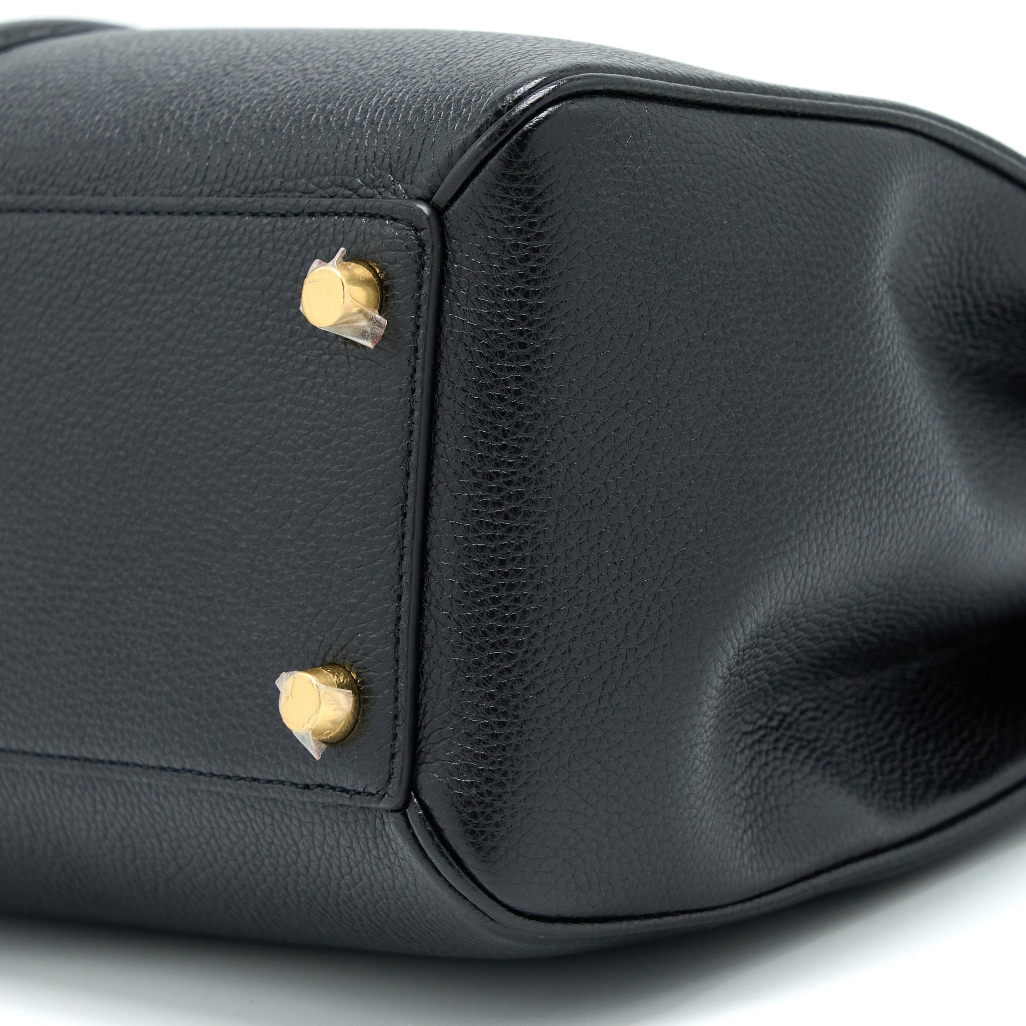 CELINE 16 BAG GRAINED CALFSKIN BLACK GHW