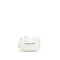 BALENCIAGA MINI CAMERA CROSSBODY BAG WHITE