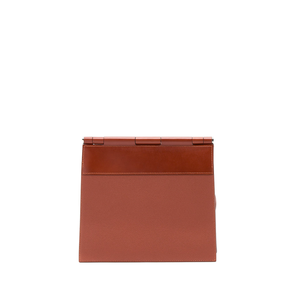 HERMES SACABAR 24 BAG EPSOM / SWIFT SIENNNE / CUIVRE SHW