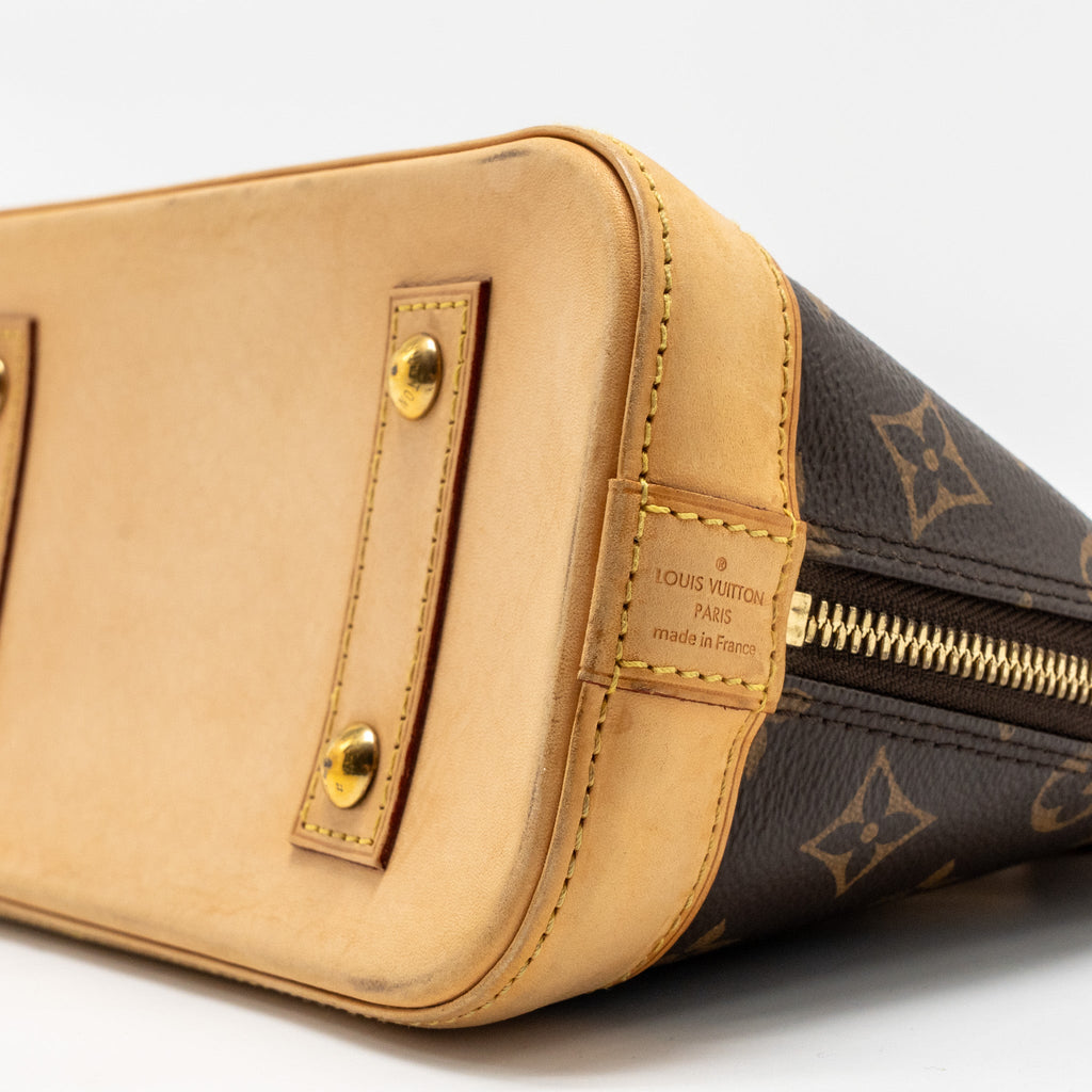 LOUIS VUITTON ALMA BB MONOGRAM CANVAS GHW