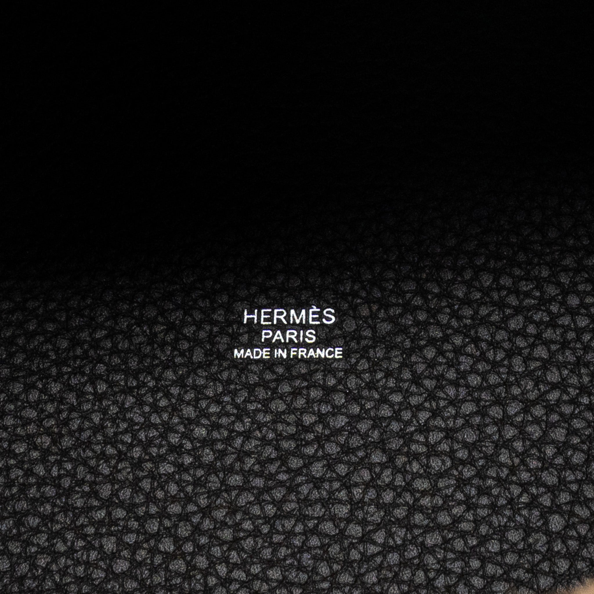 HERMES PICOTIN 22 LOCK BAG CLEMENCE EBENE SHW