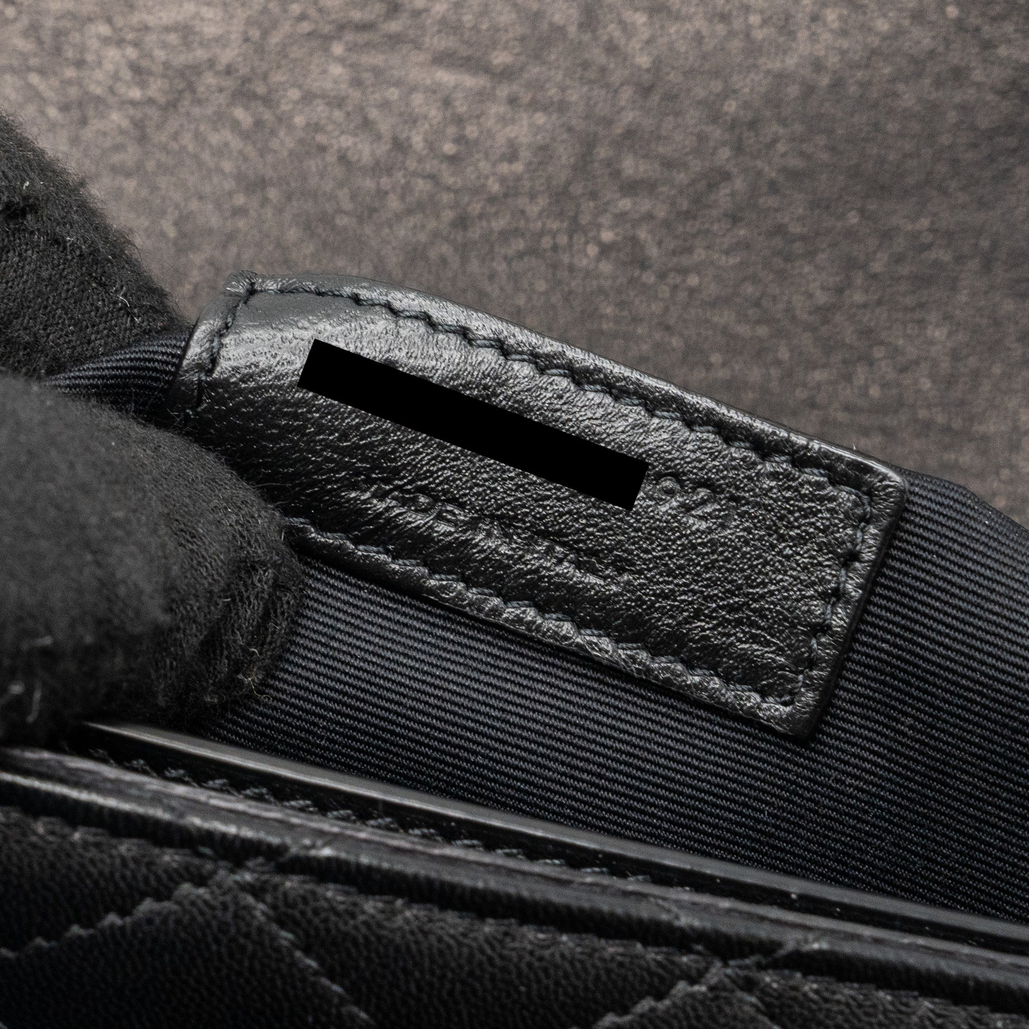 SAINT LAURENT GABY SATCHEL BAG LAMBSKIN BLACK GHW