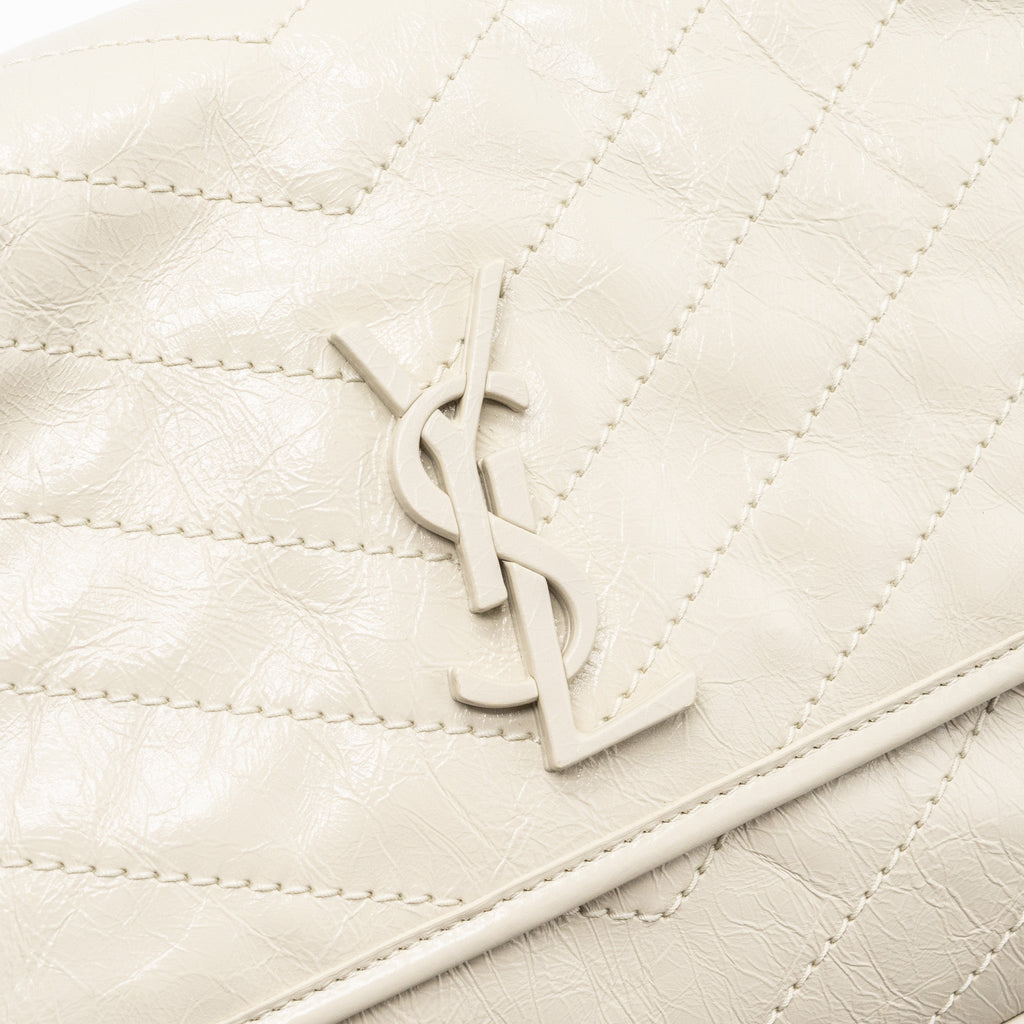 SAINT LAURENT MEDIUM NIKI CALFSKIN BLANC SHW