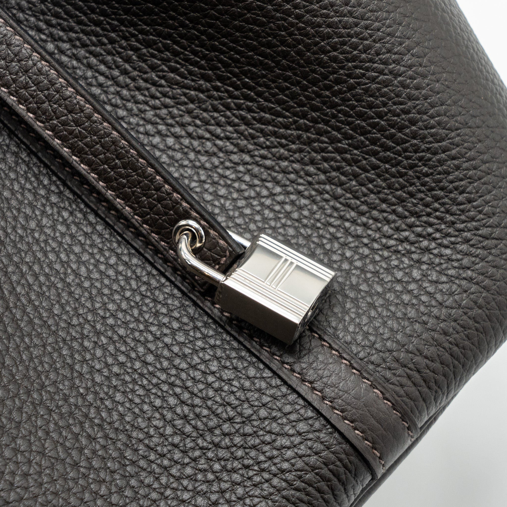 HERMES PICOTIN 22 LOCK BAG CLEMENCE EBENE SHW