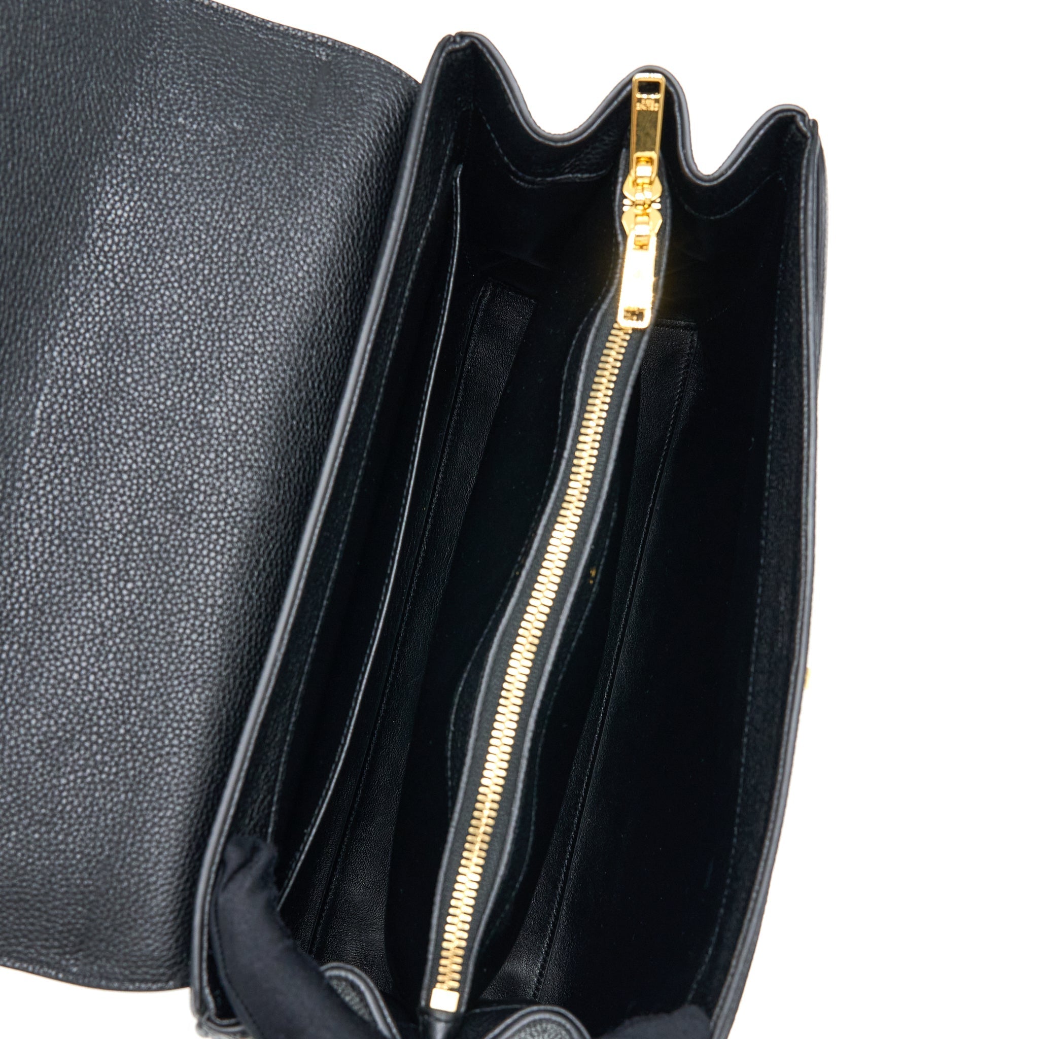 CELINE 16 BAG GRAINED CALFSKIN BLACK GHW