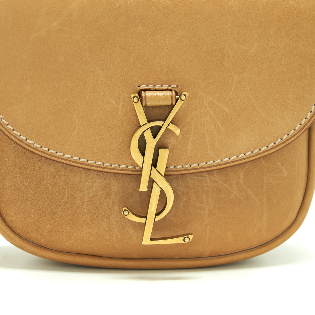 SAINT LAURENT/YSL VINTAGE KAIA BAG CALFSKIN TAN GHW