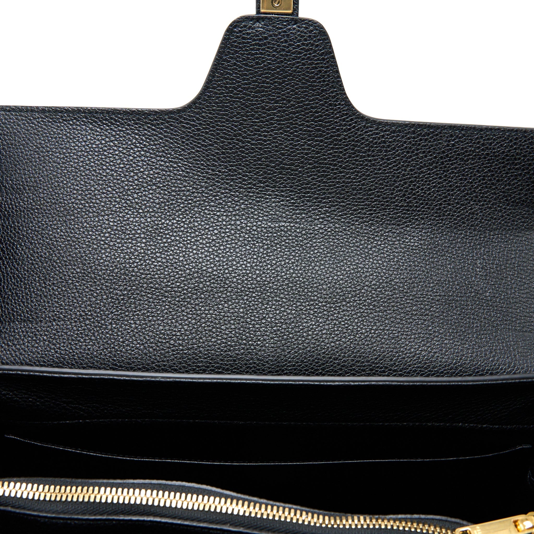 CELINE 16 BAG GRAINED CALFSKIN BLACK GHW