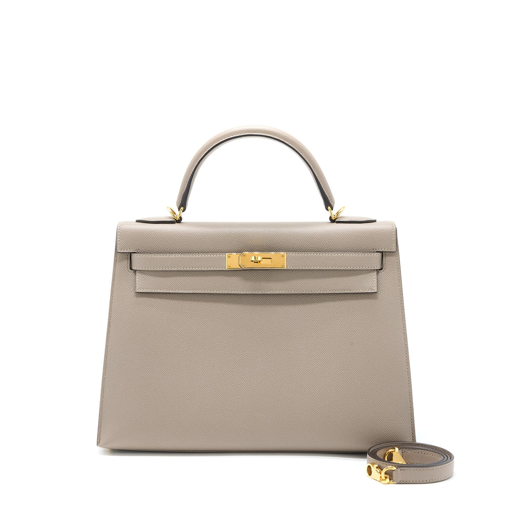 HERMES KELLY 32 EPSOM M8 GRIS ASPHALT GHW