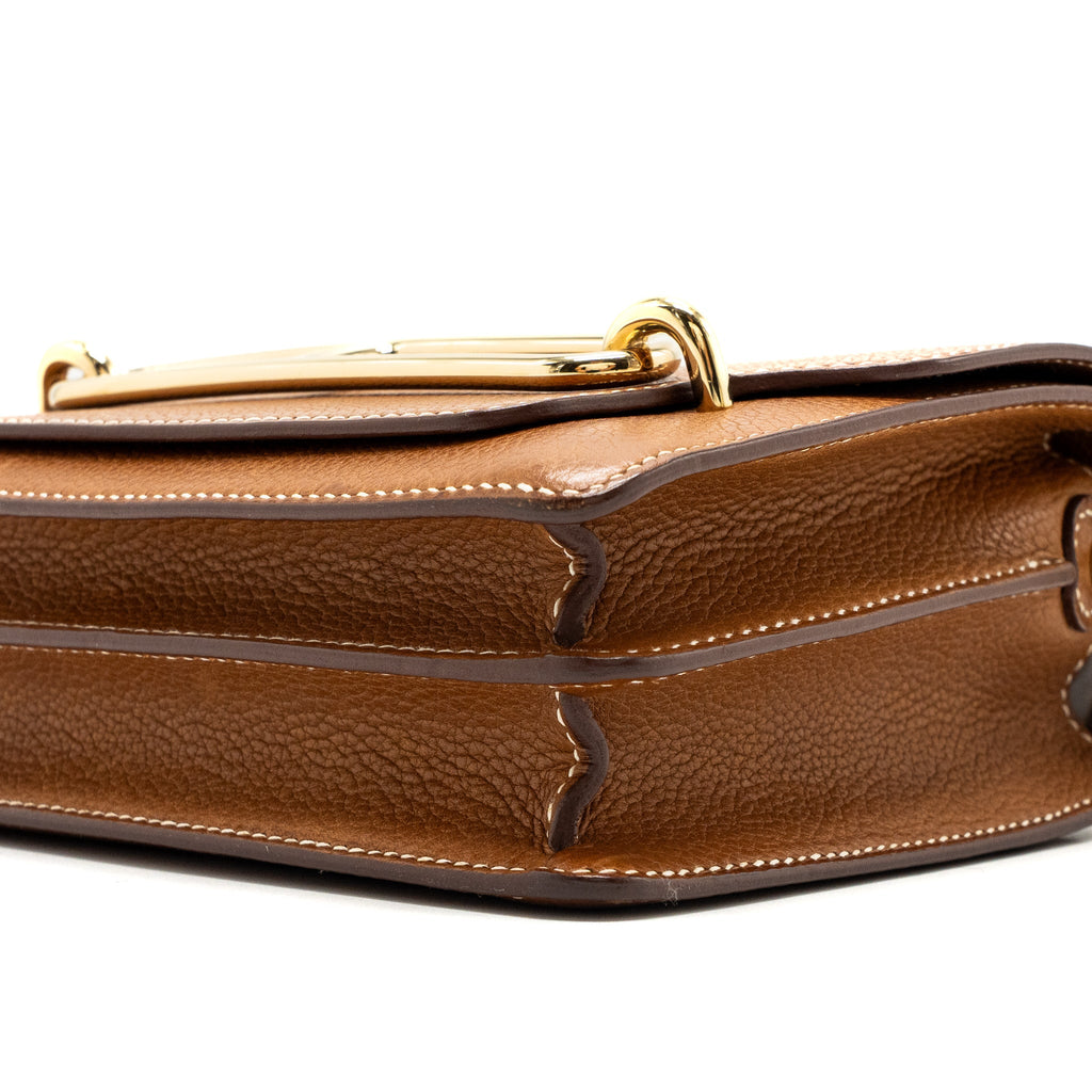 HERMES MINI ROULIS BARENIA FAUBOURG 34 FAUVE LGHW