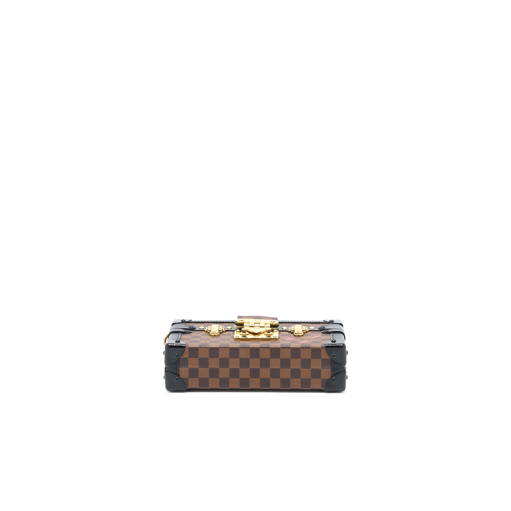 LOUIS VUITTON PETITE MALLE DAMIER EBENE CANVAS GHW