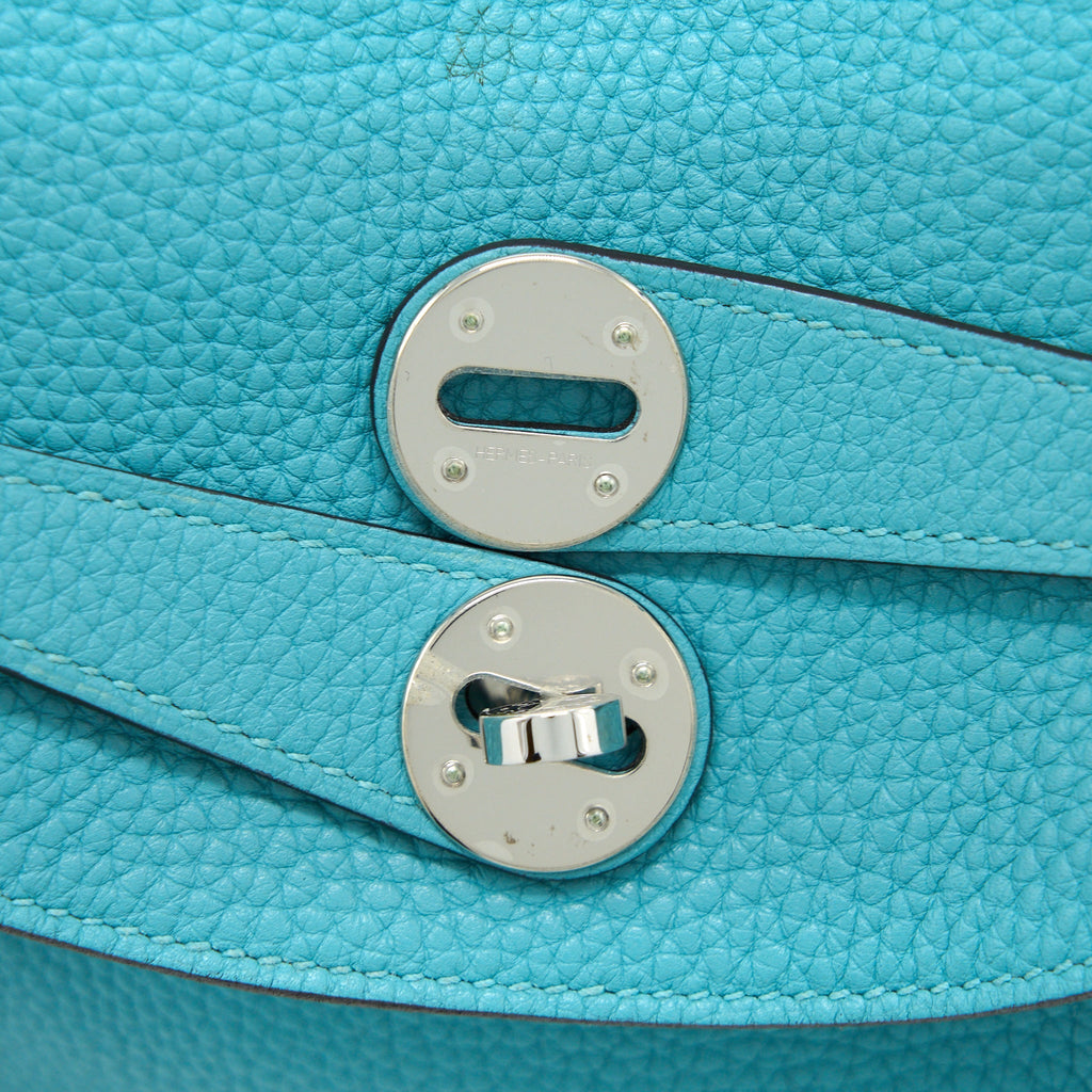 HERMES LINDY 30 CLEMENCE 3P BLUE ATOLL SHW
