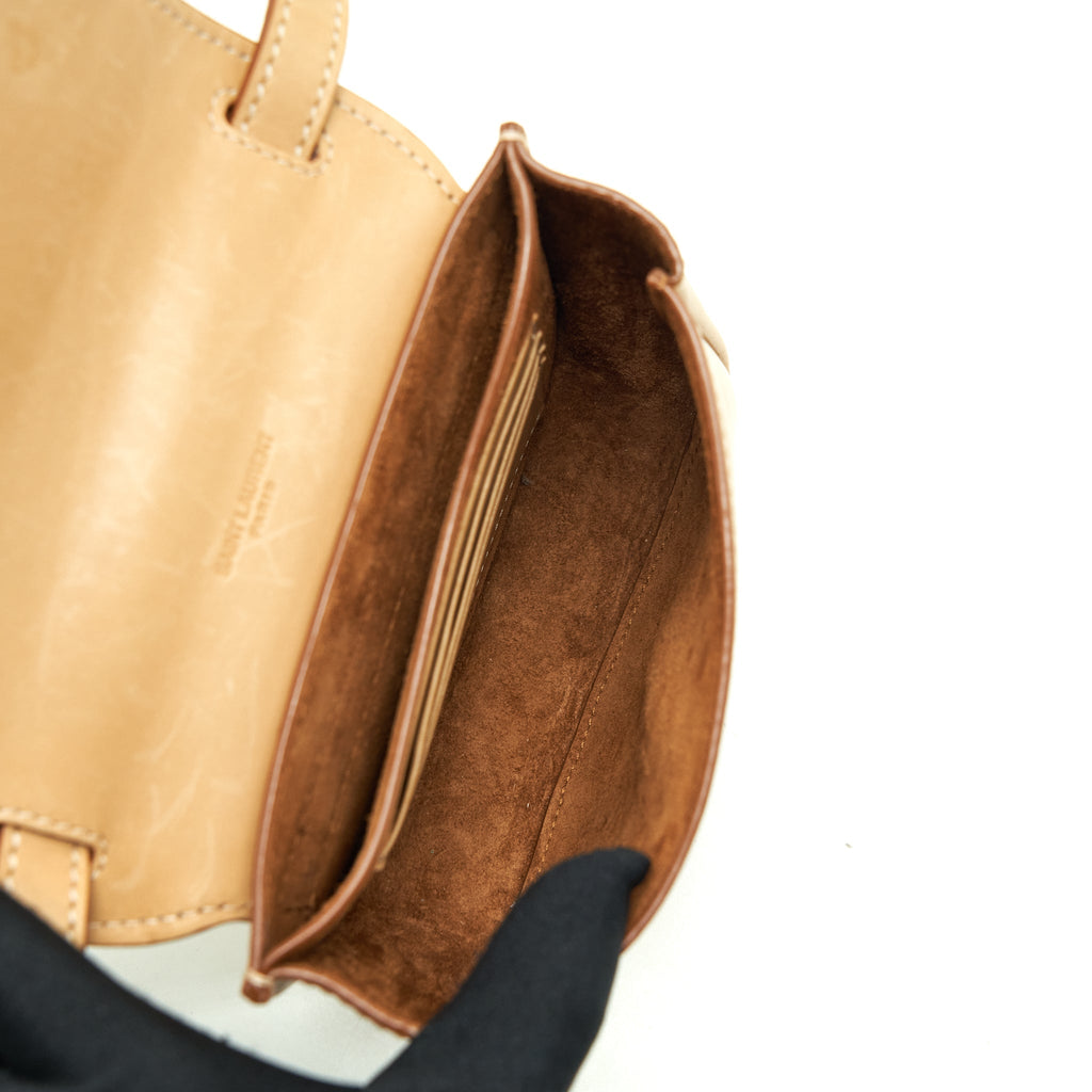 SAINT LAURENT/YSL VINTAGE KAIA BAG CALFSKIN TAN GHW