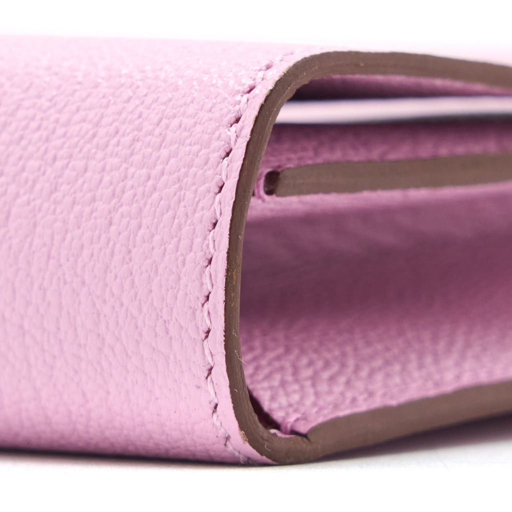 HERMES CLIC 16 WALLET MYSORE X9 MAUVE SYLVESTRE SHW