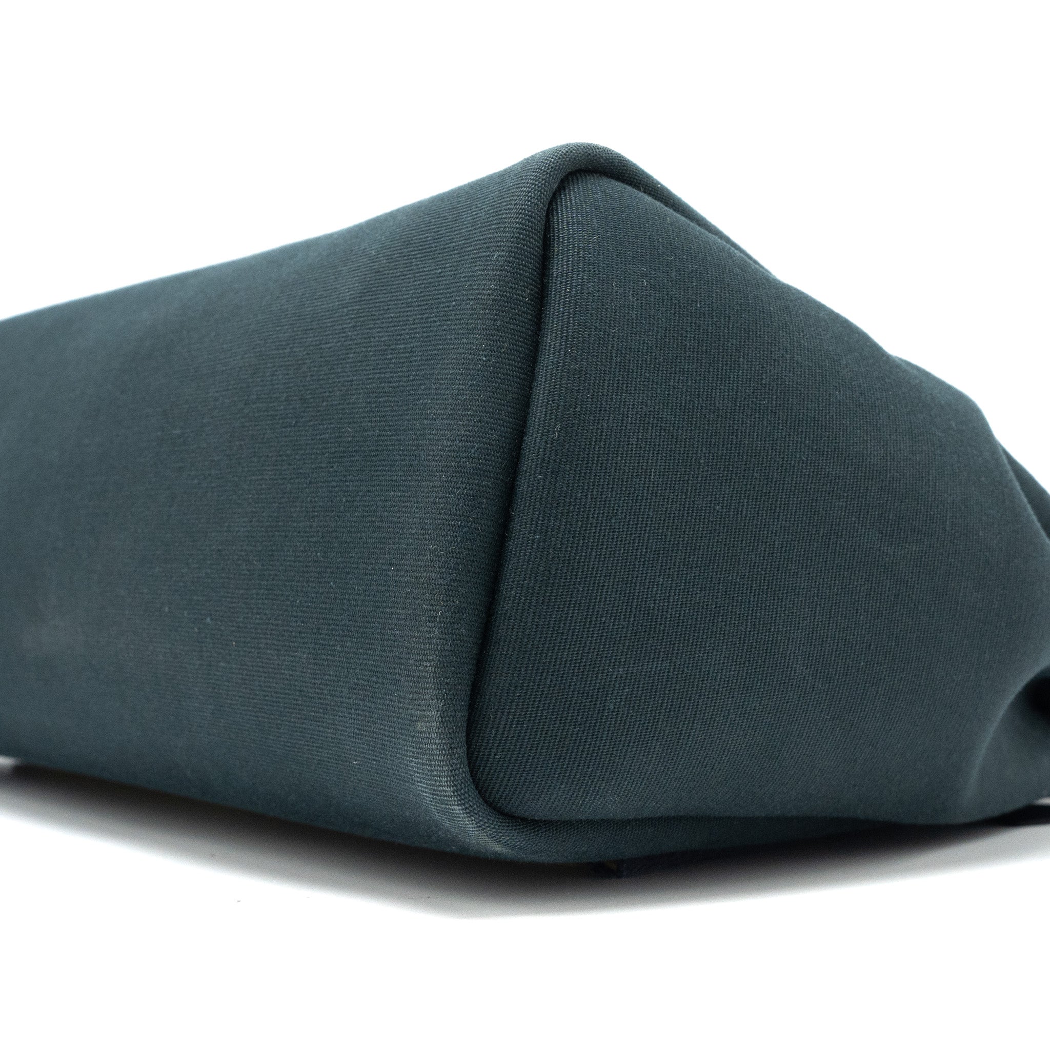 HERMES HERBAG 31 ZIP BAG CANVAS/VACHE HUNTER VERT CYPRES/VERT OLIVE/BLUE INDIGO SHW