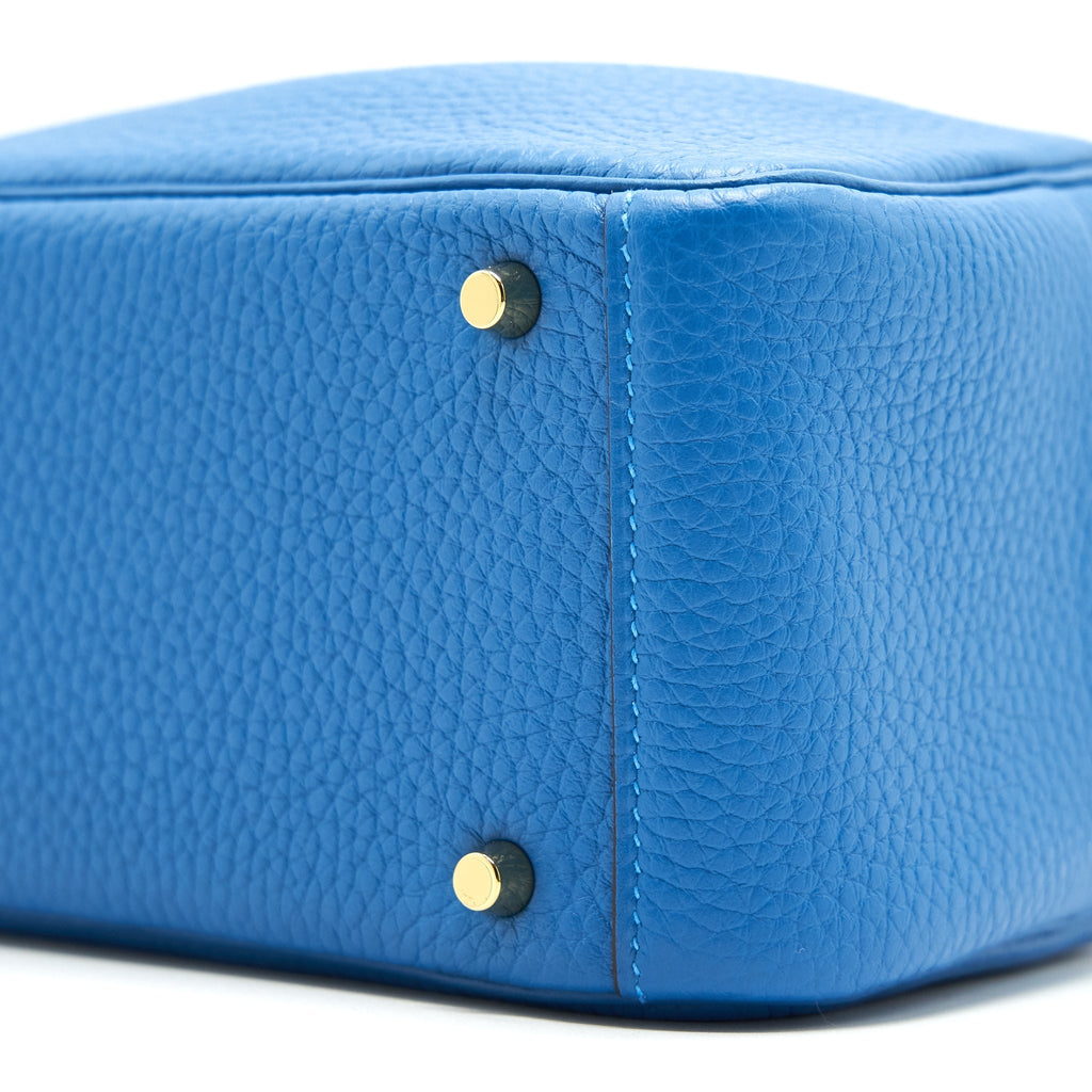 HERMES MINI LINDY 7Q MYKONOS GHW