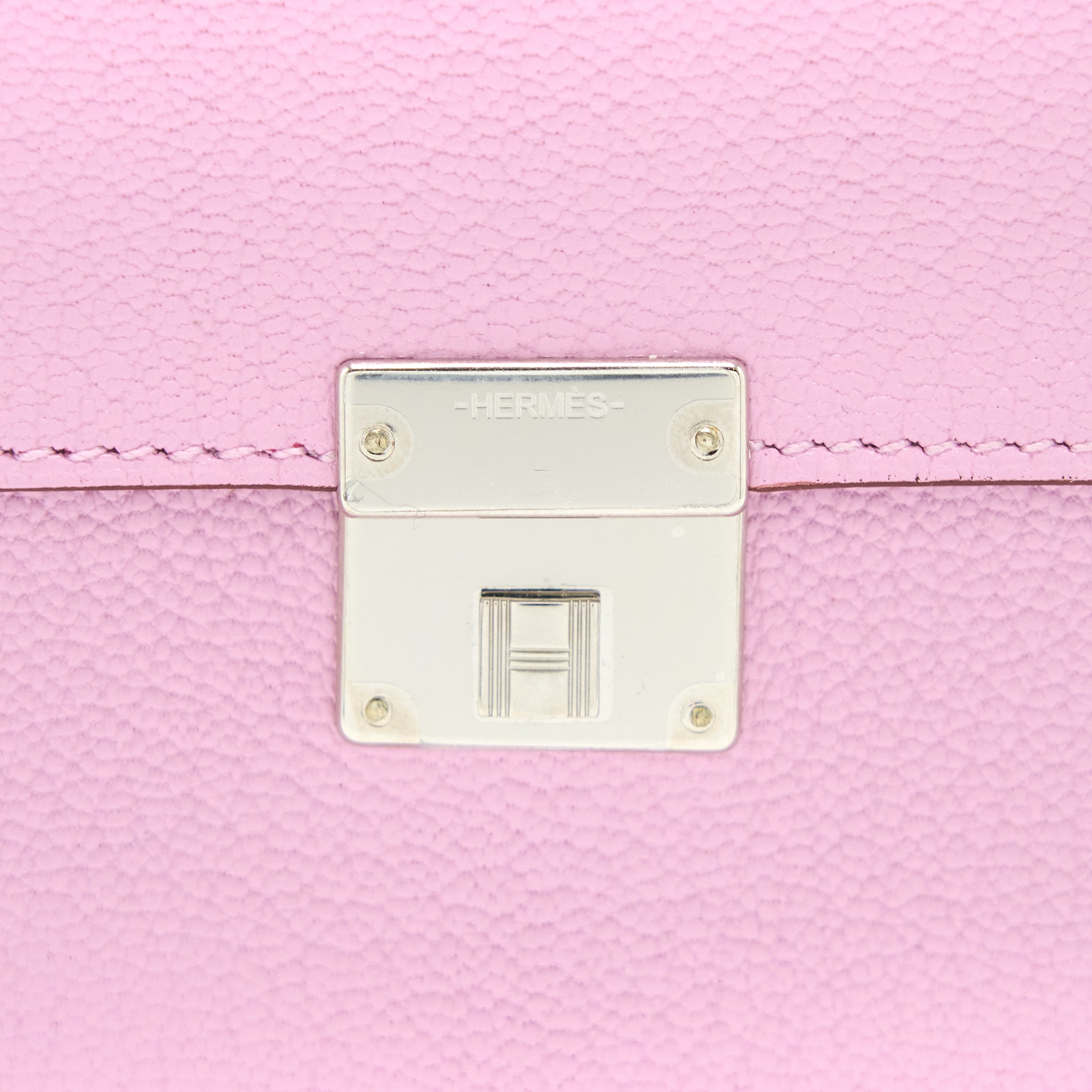 HERMES CLIC 16 WALLET MYSORE X9 MAUVE SYLVESTRE SHW