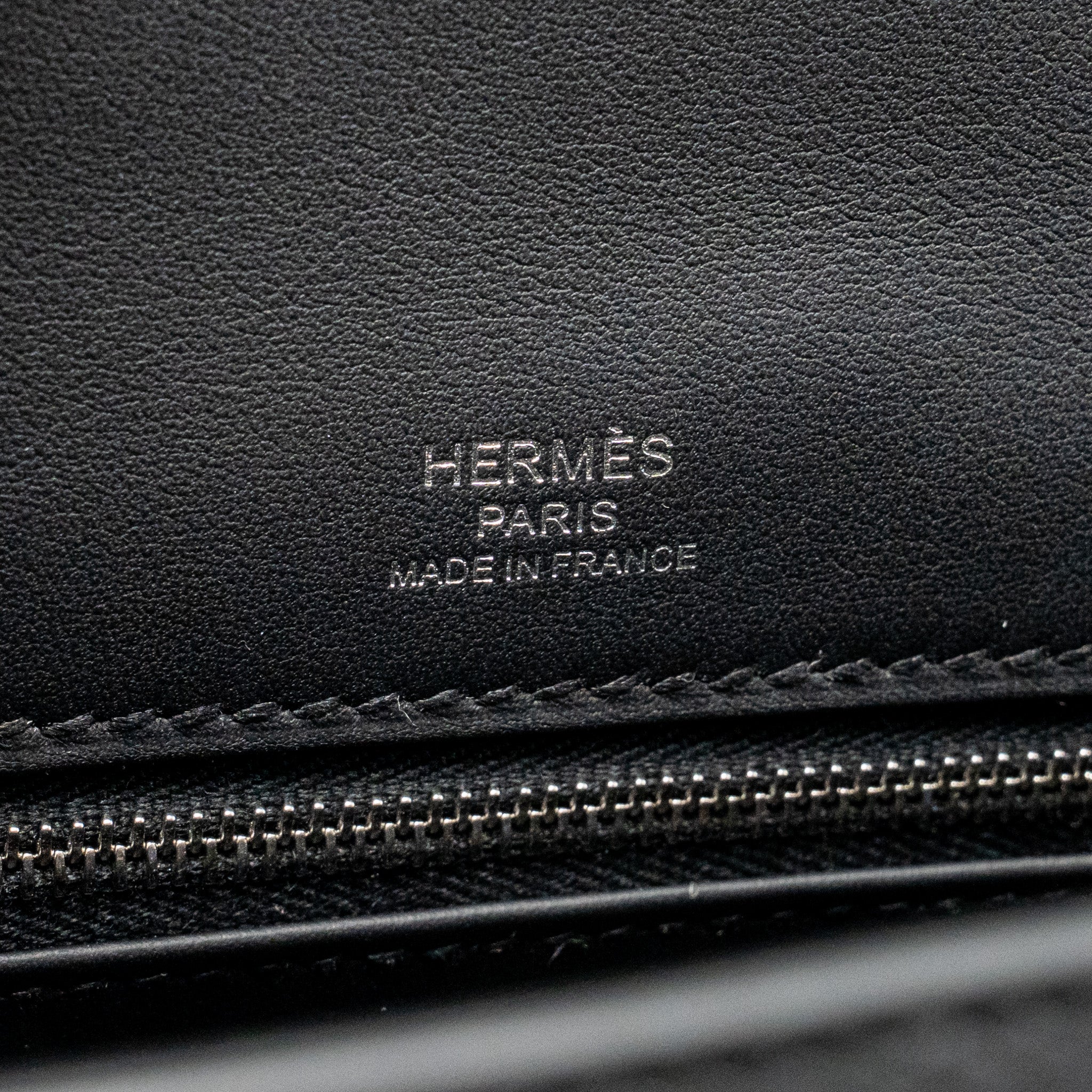 HERMES KELLY 25 SELLIER TOILE H/SWIFT ECRU-BLACK/BLACK SHW