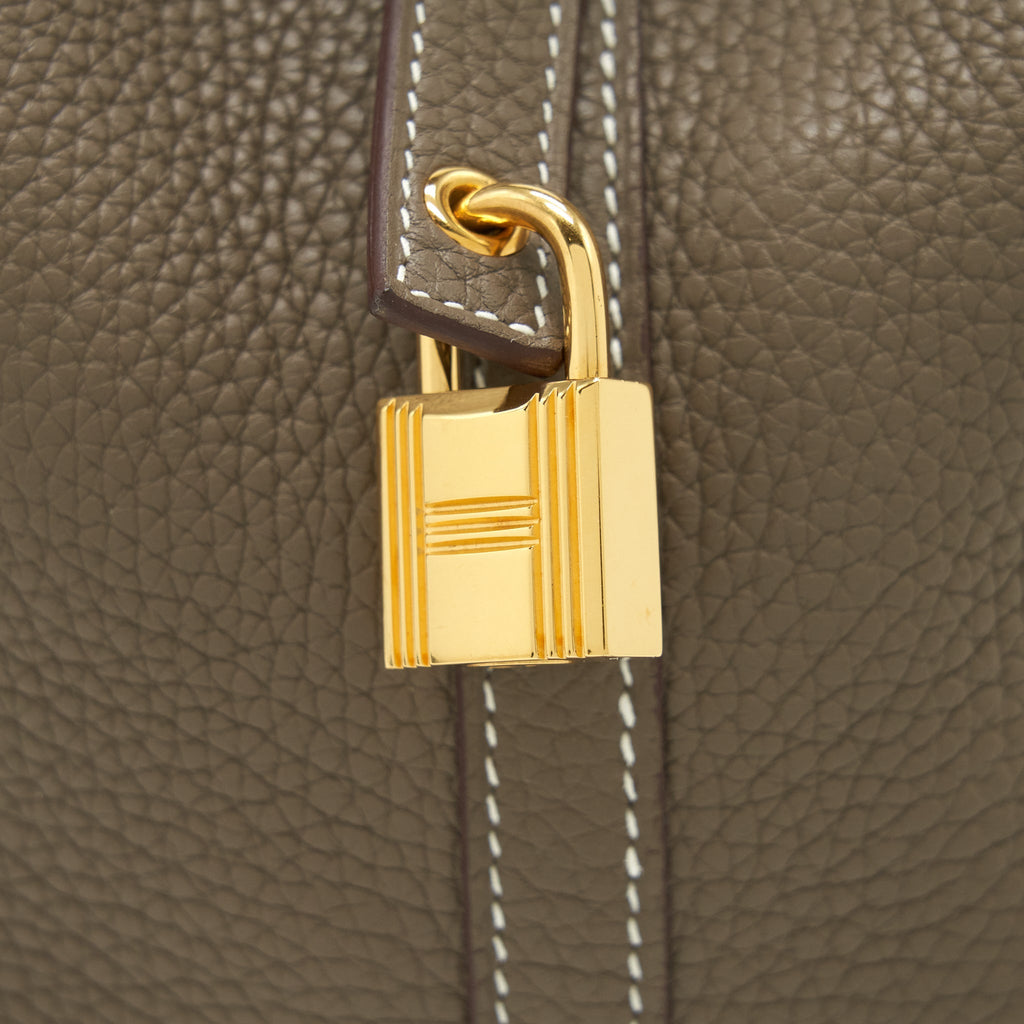 HERMES PICOTIN 22 CLEMENCE ETOUPE GHW