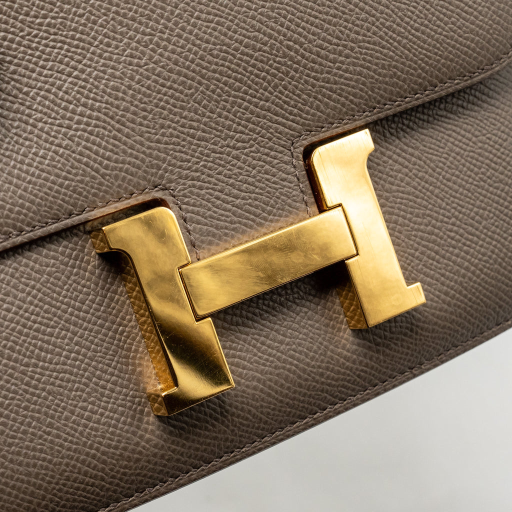 HERMES MINI CONSTANCE EPSOM GRIS ETAIN GHW